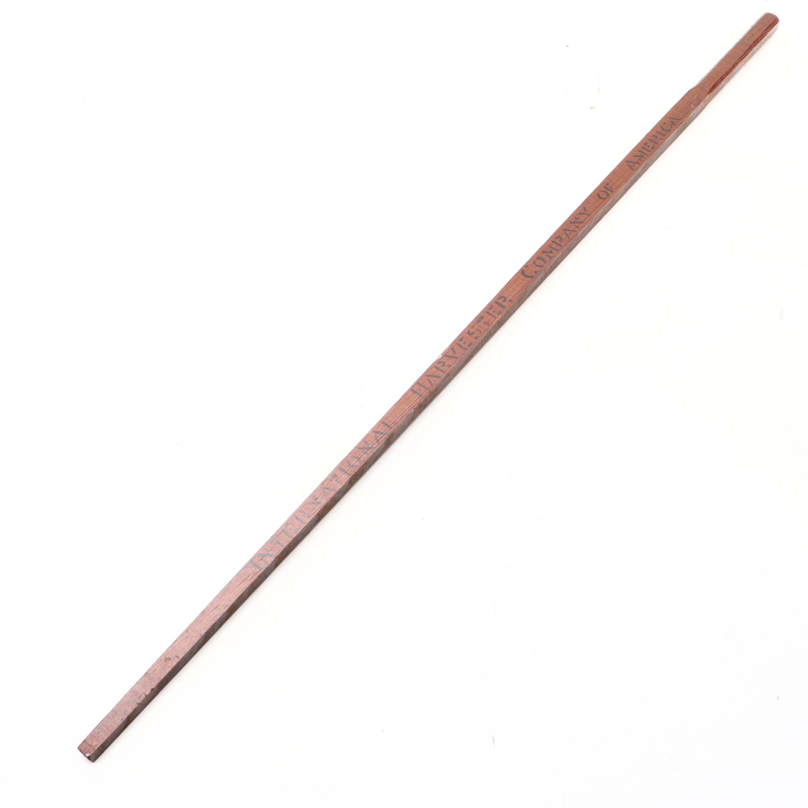 Pair of Tractor Kerosene Distillate Wooden Fuel Measuring Sticks