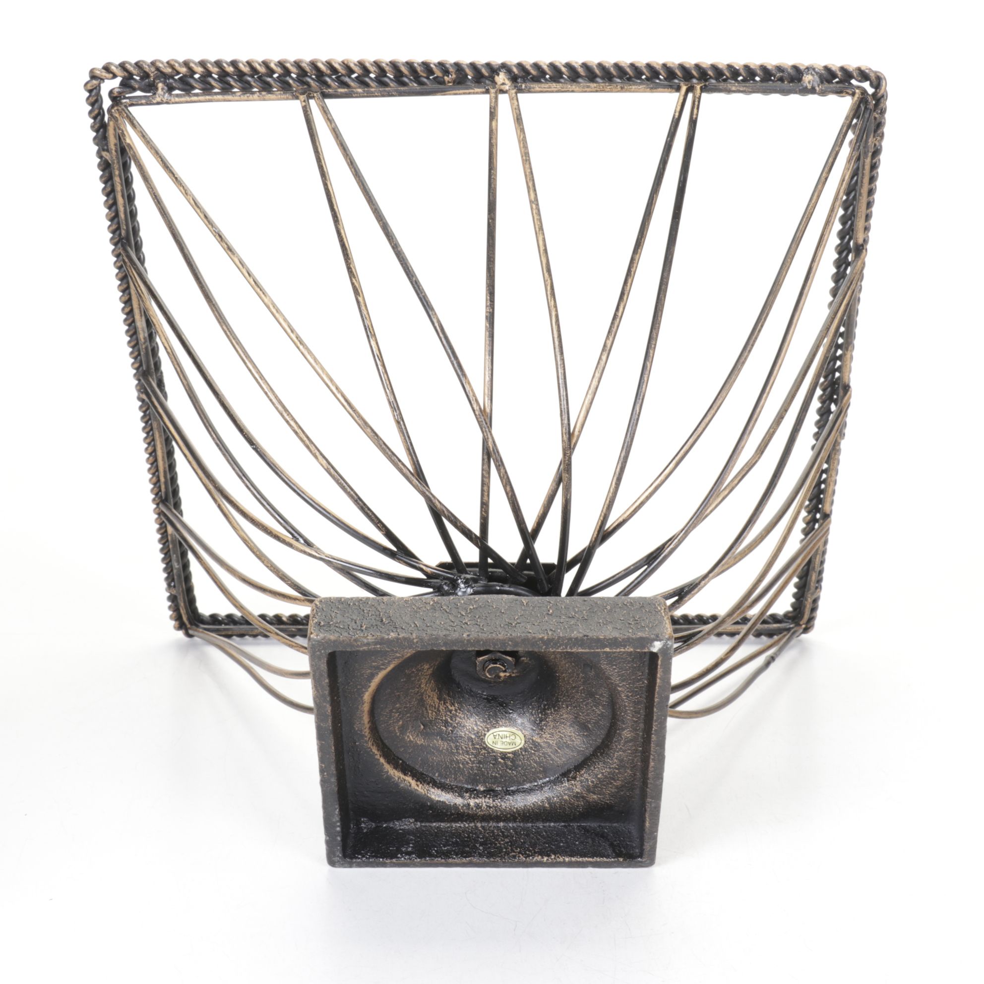 Antiqued & Brass Finish Centerpiece Bowls