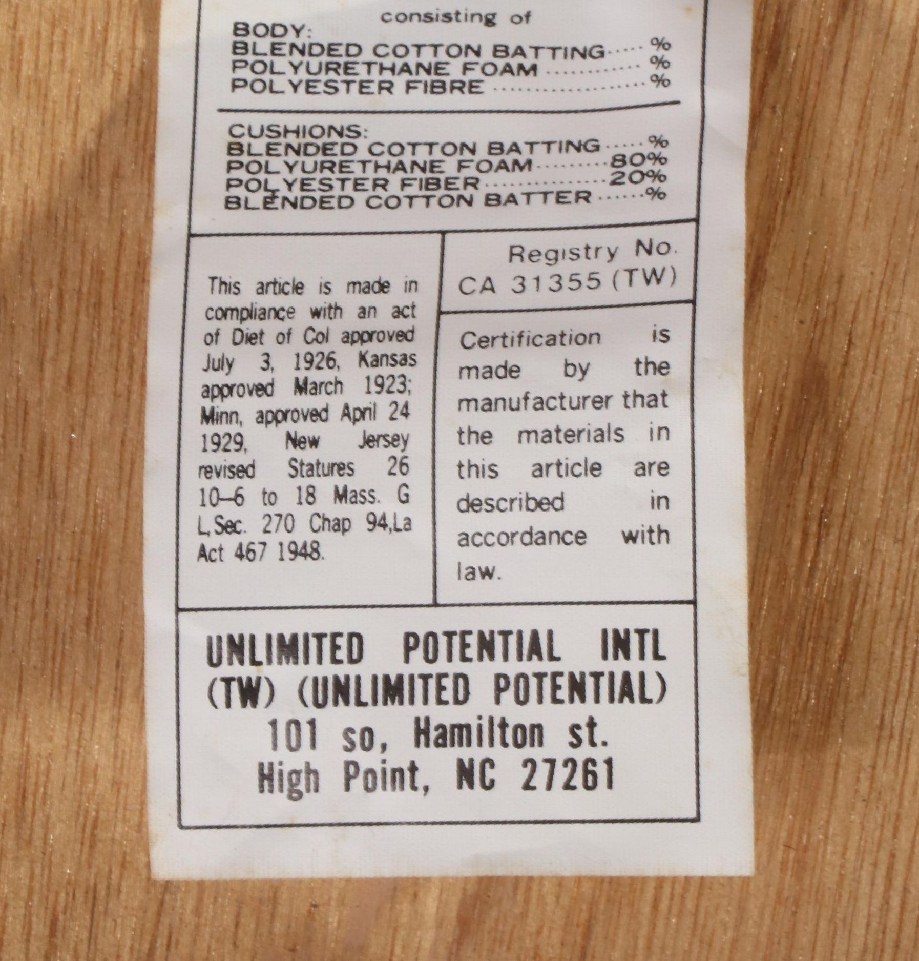 Unlimited Potential Ltd. Rattan Five-Piece Dining Set