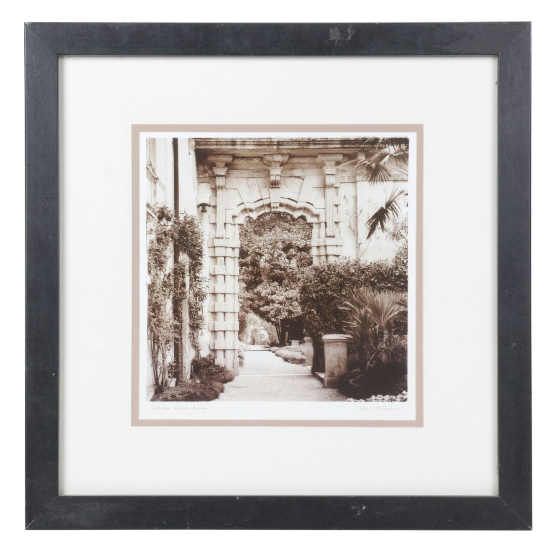 Sepia Toned Giclée After Alan Blaustein "Galliera Veneta, Padova"