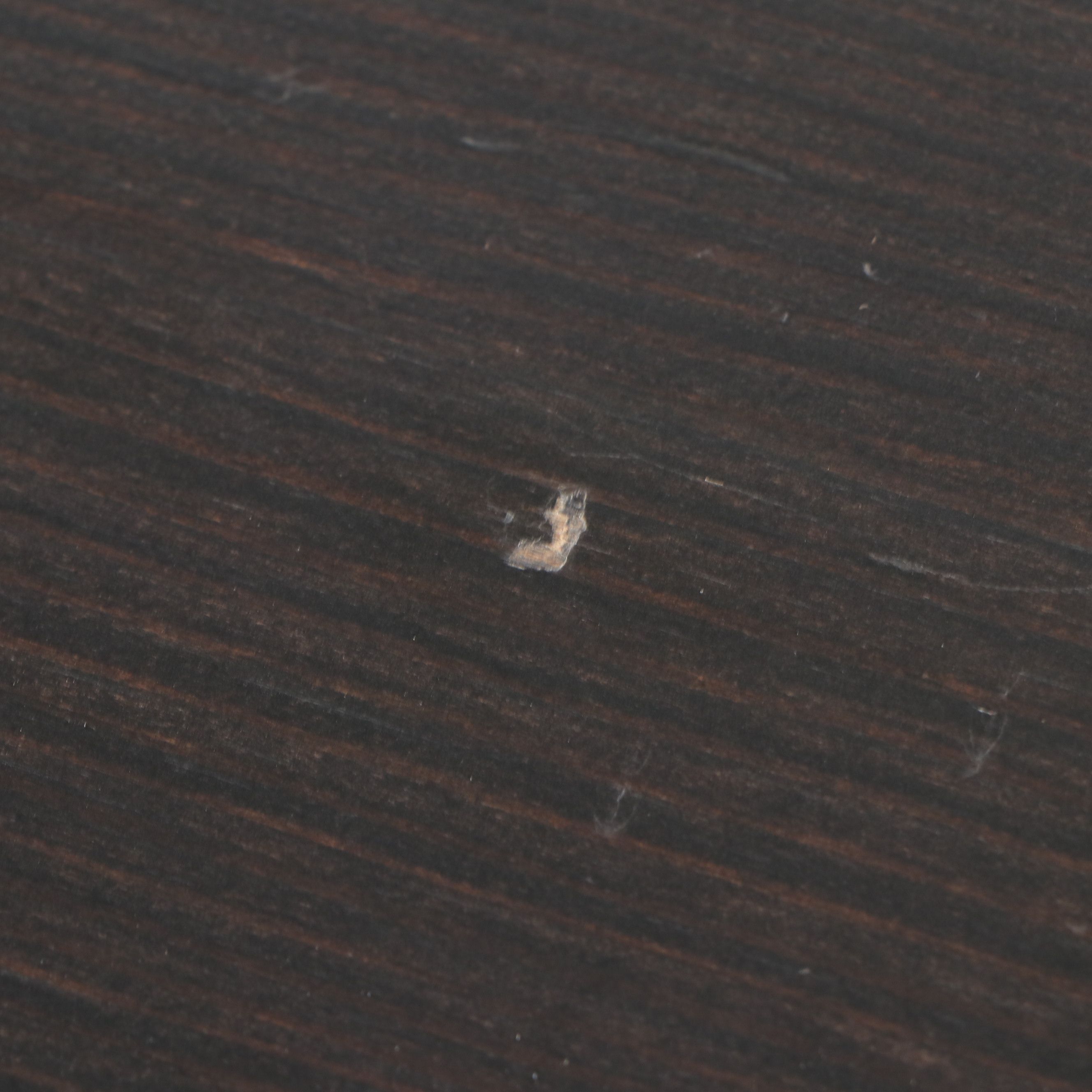 Contemporary Modern Ebonized Wood Console Table