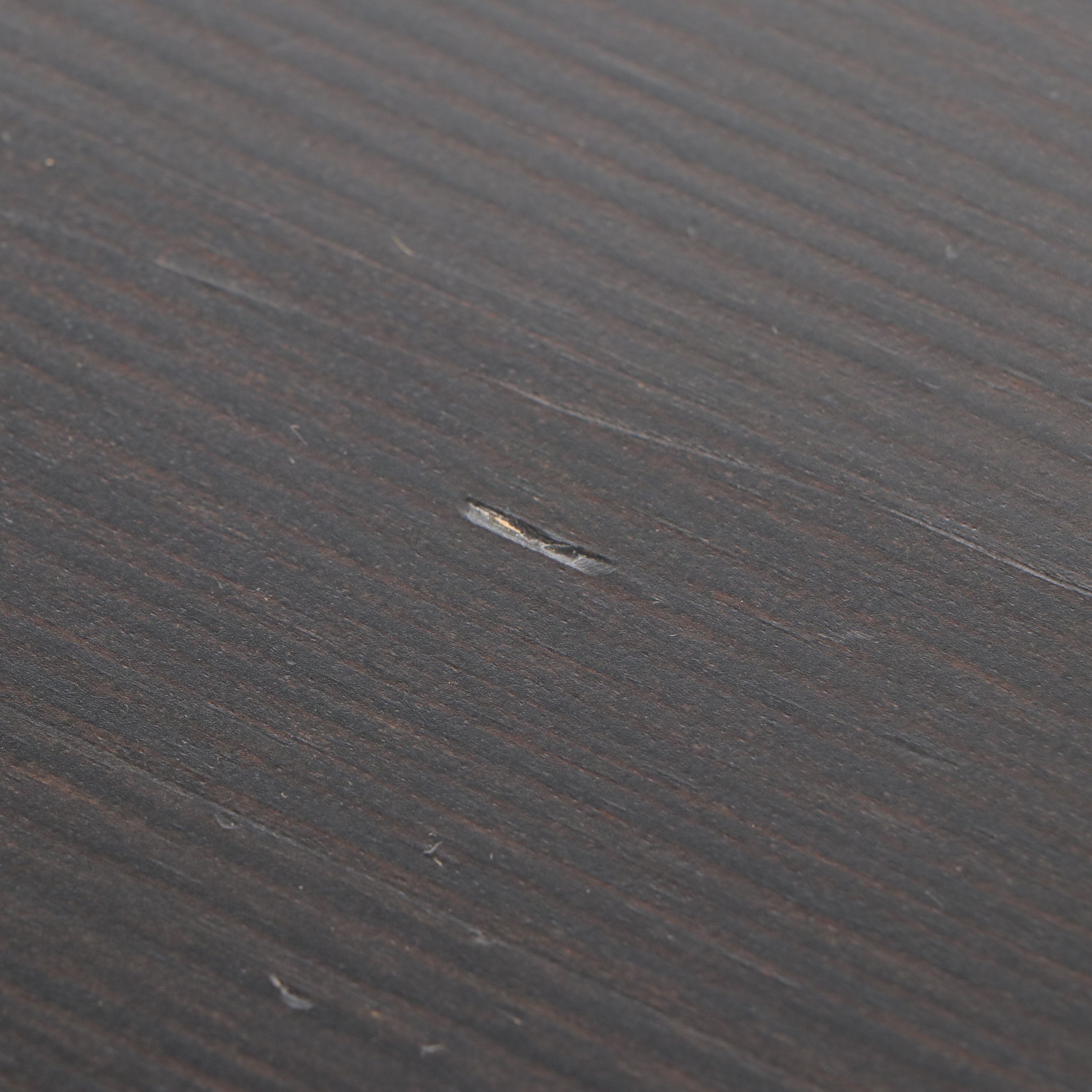 Contemporary Modern Ebonized Wood Console Table