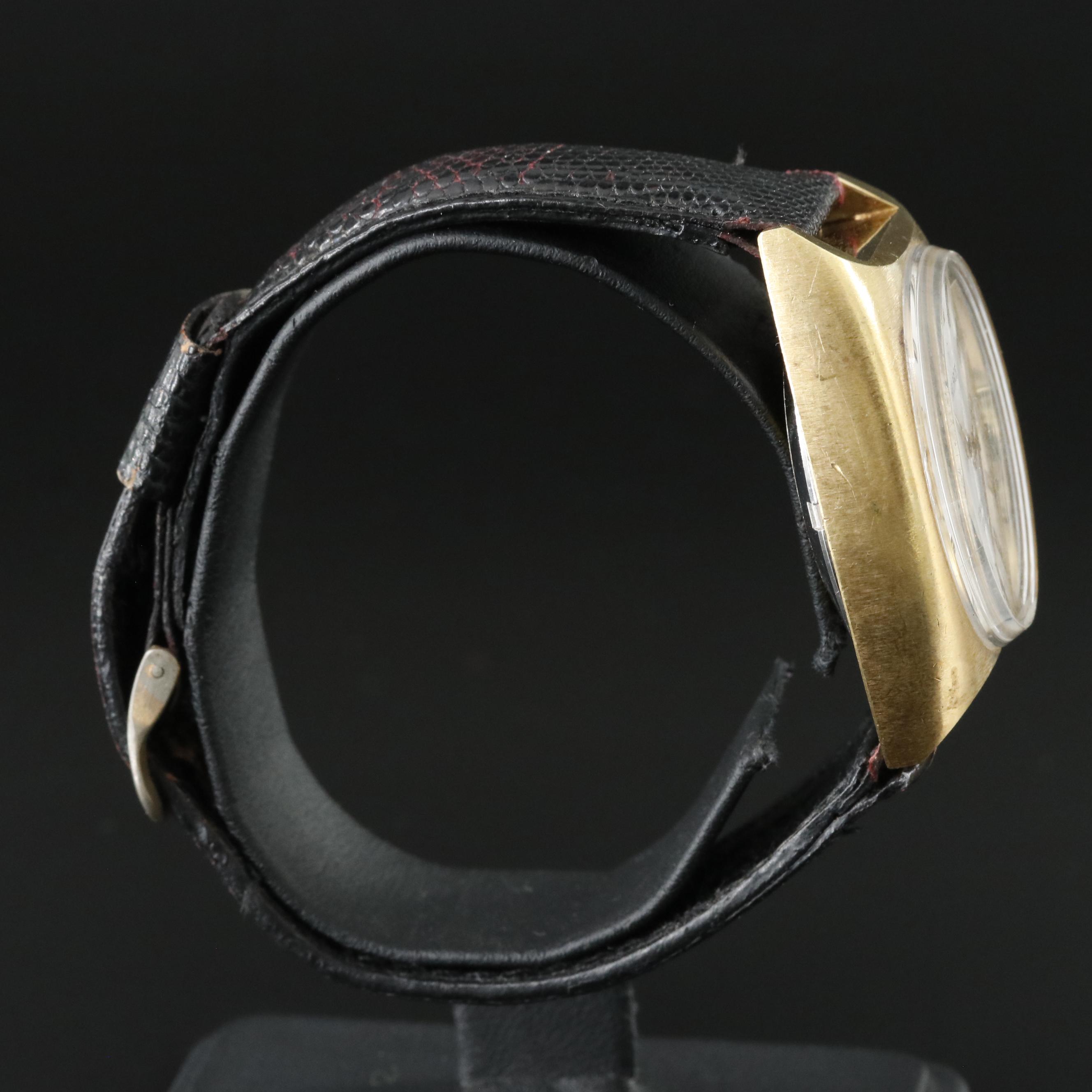 Helbros Brushed Gold-Tone Automatic Watch