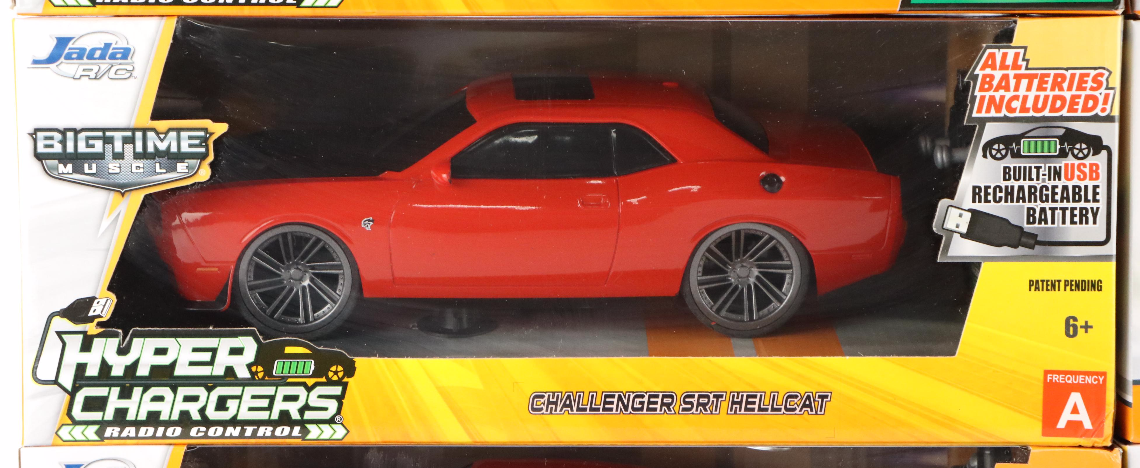 Jada Radio Control Electric Toy Cars Featuring 1970 Dodge Charger