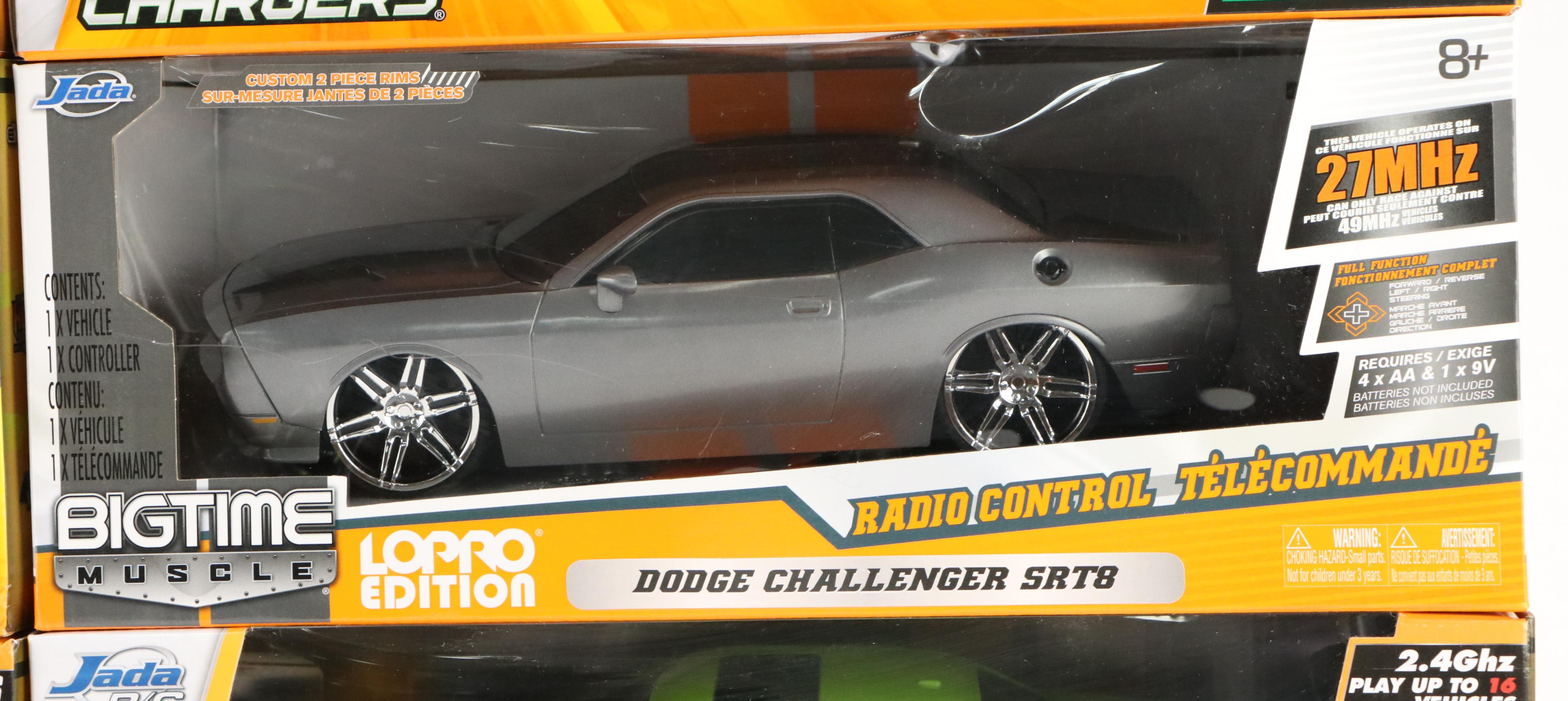 Jada Radio Control Electric Toy Cars Featuring 1970 Dodge Charger