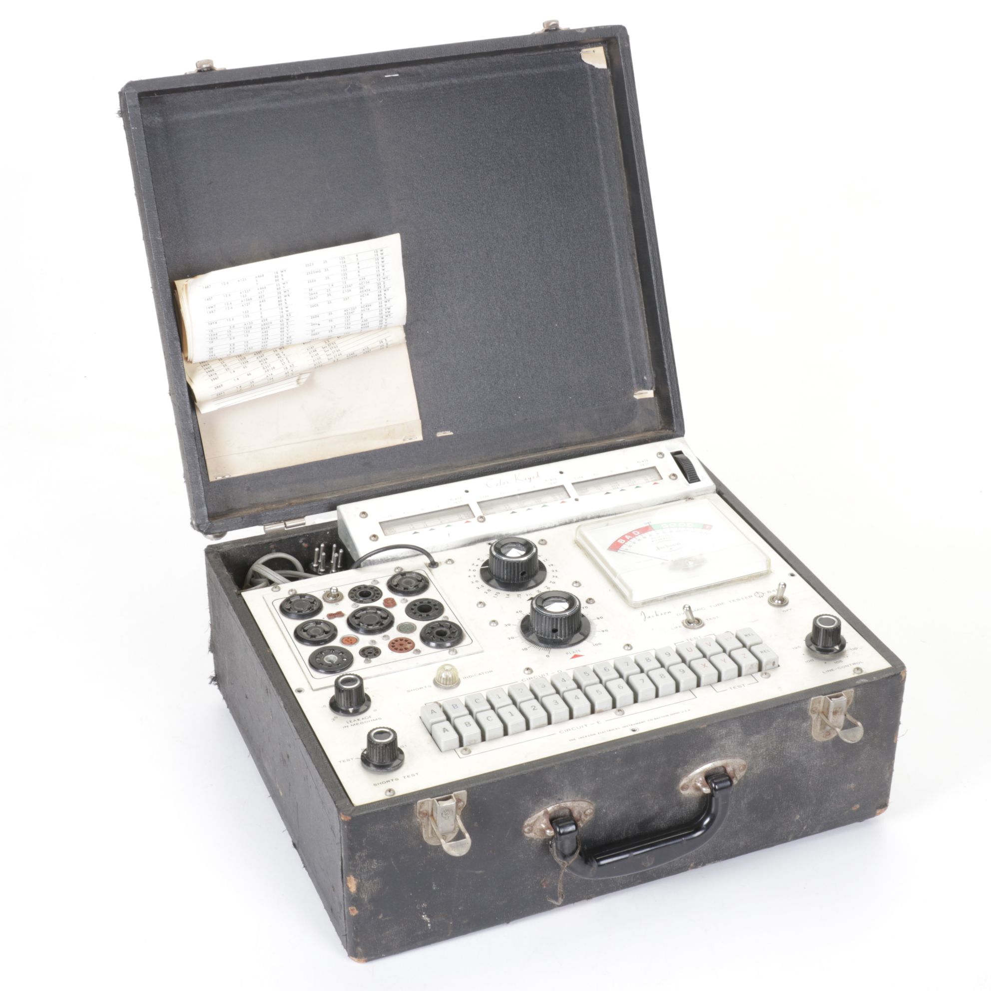 Jackson Model 648 Portable Emission Tube Tester, Mid-20th C.