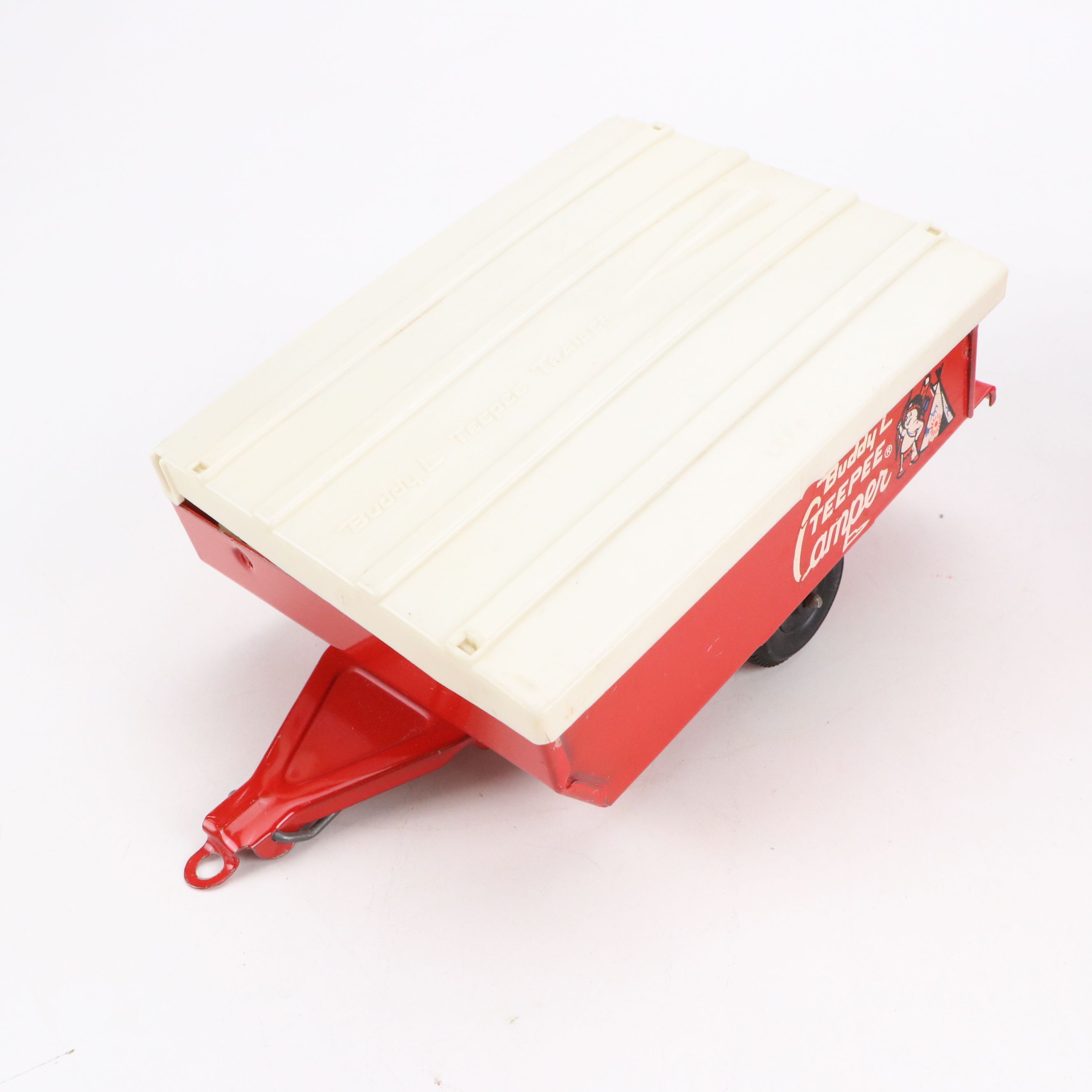 Buddy L Station Wagon & Teepee Camper Toy Set, Mid-20th Century