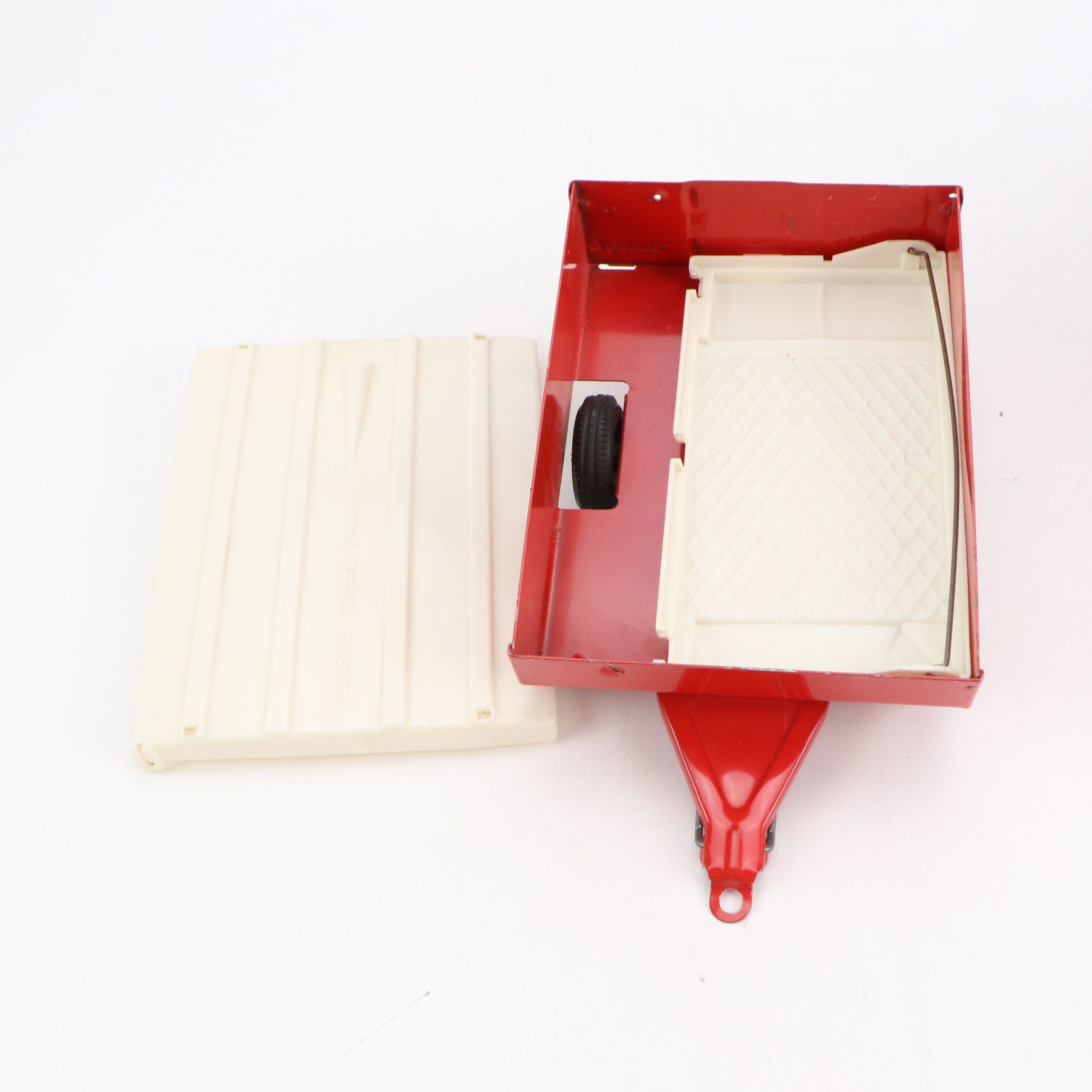 Buddy L Station Wagon & Teepee Camper Toy Set, Mid-20th Century