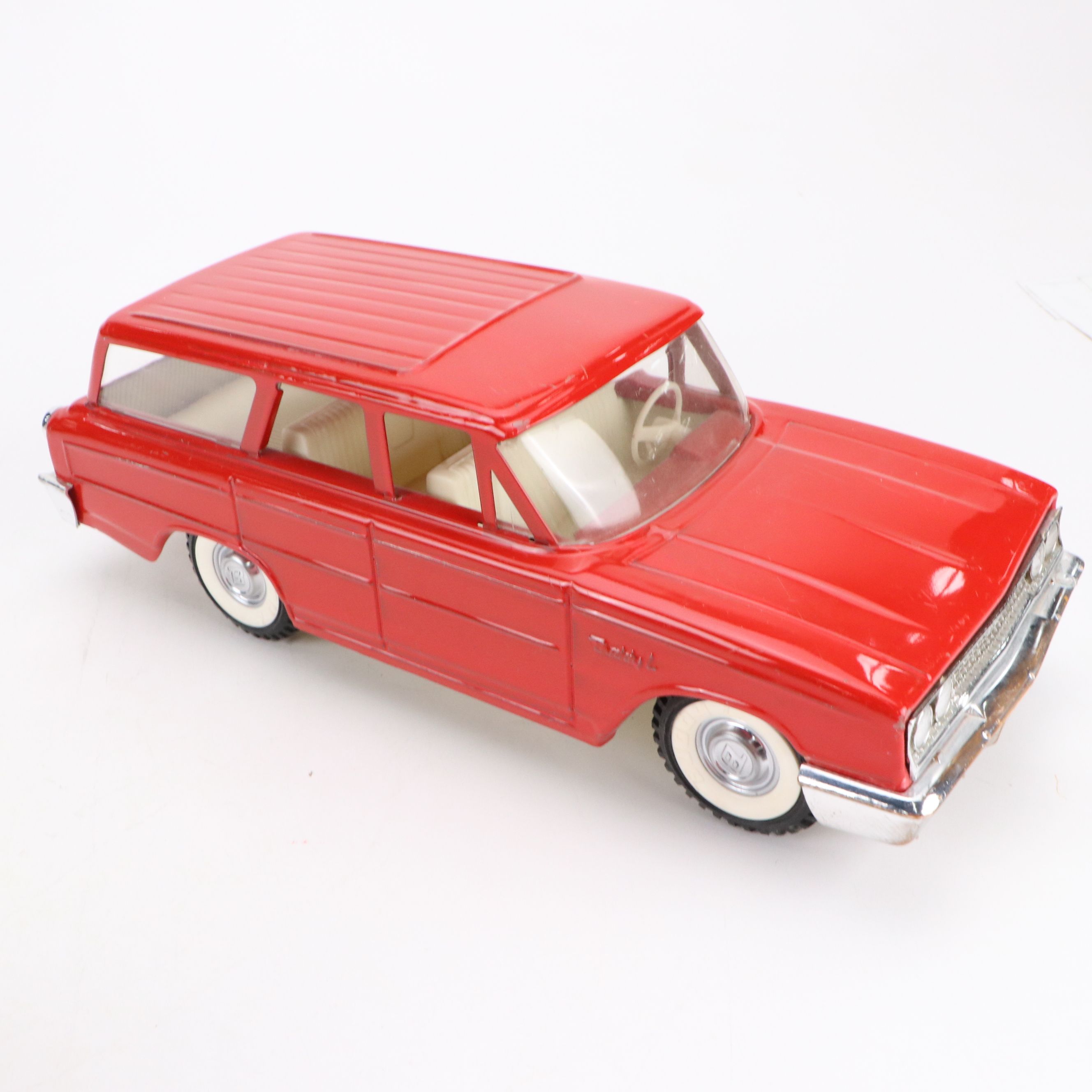 Buddy L Station Wagon & Teepee Camper Toy Set, Mid-20th Century