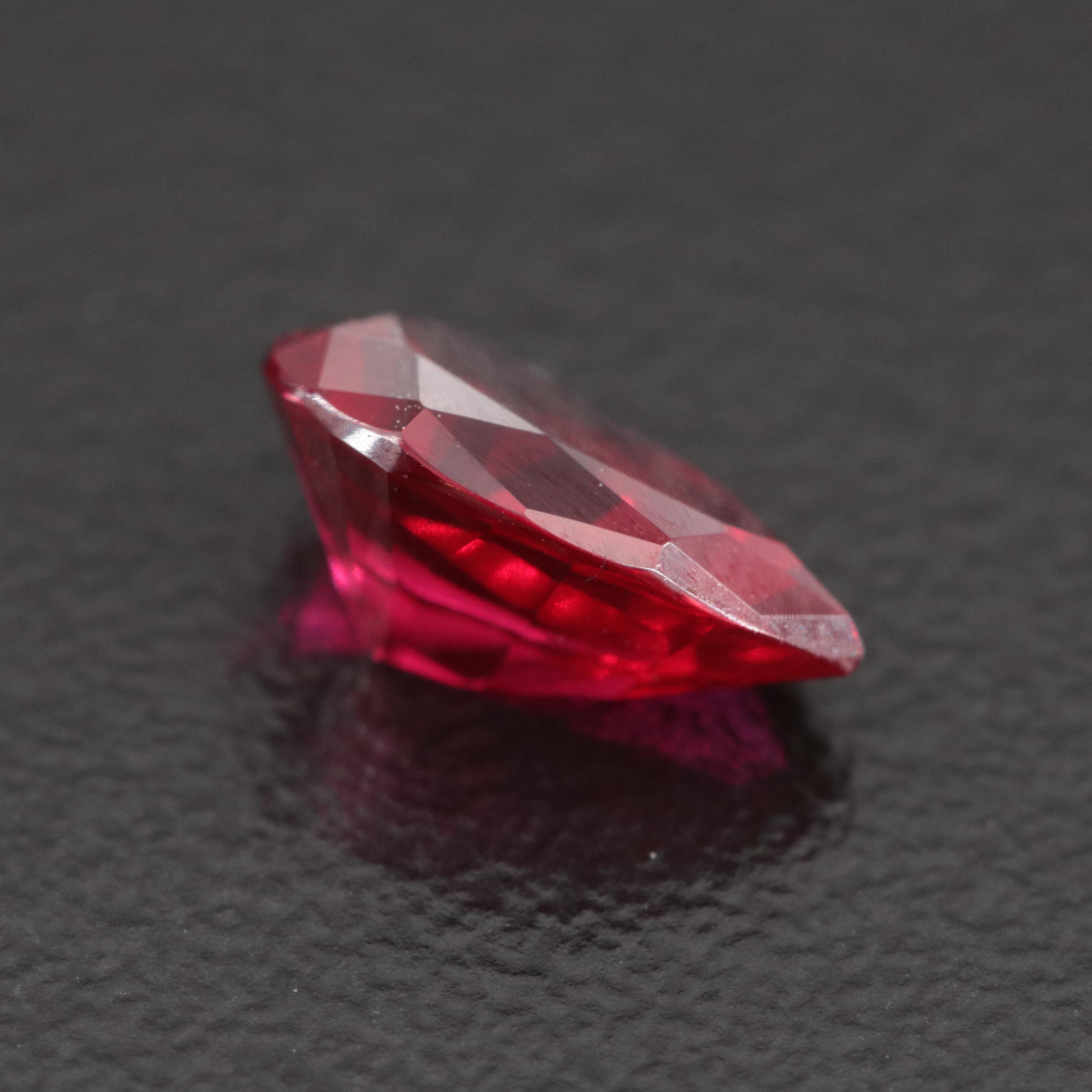 Loose 1.60 CT Lab Grown Ruby