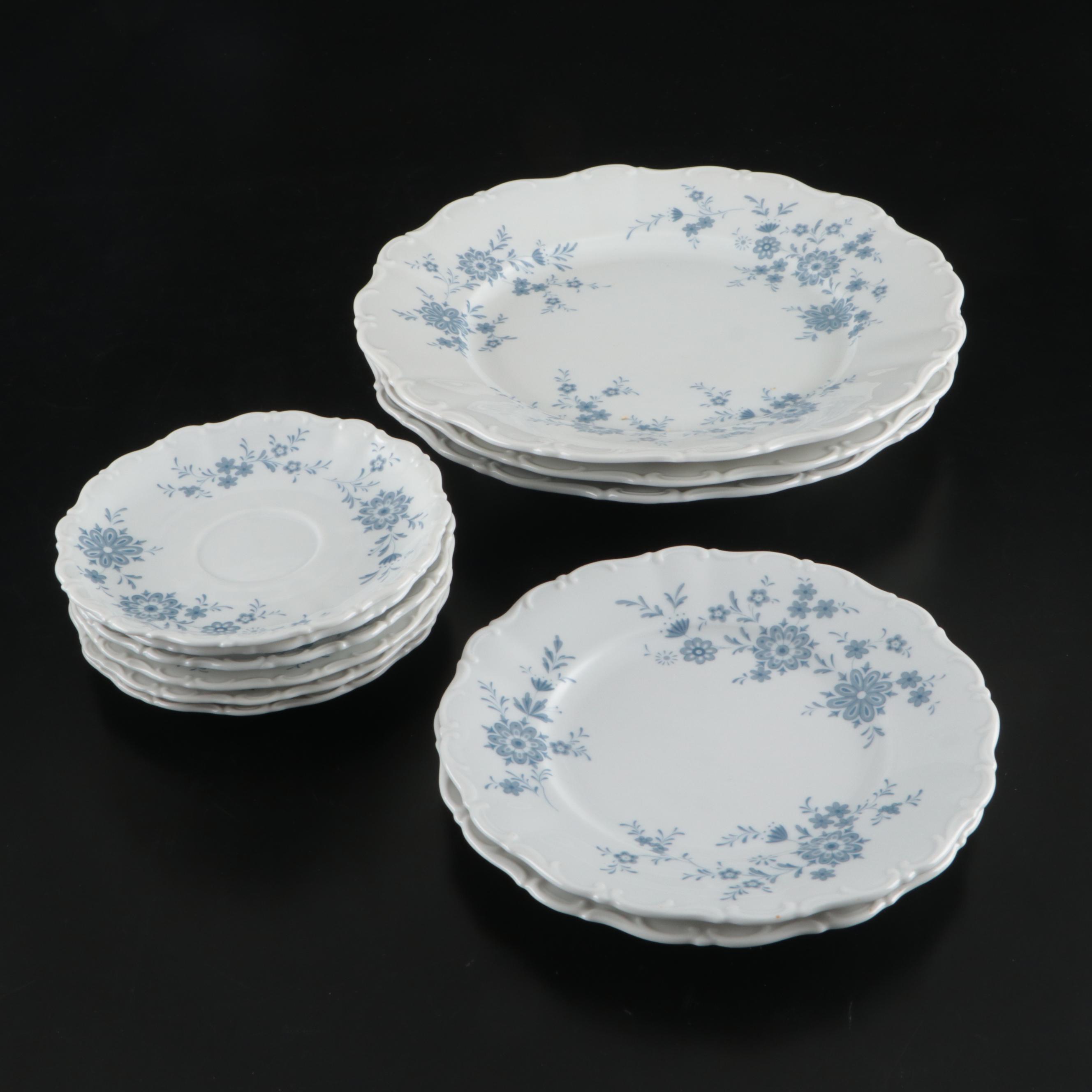 Christina "Bavarian Blue" Seltmann Weiden Porcelain Dinnerware