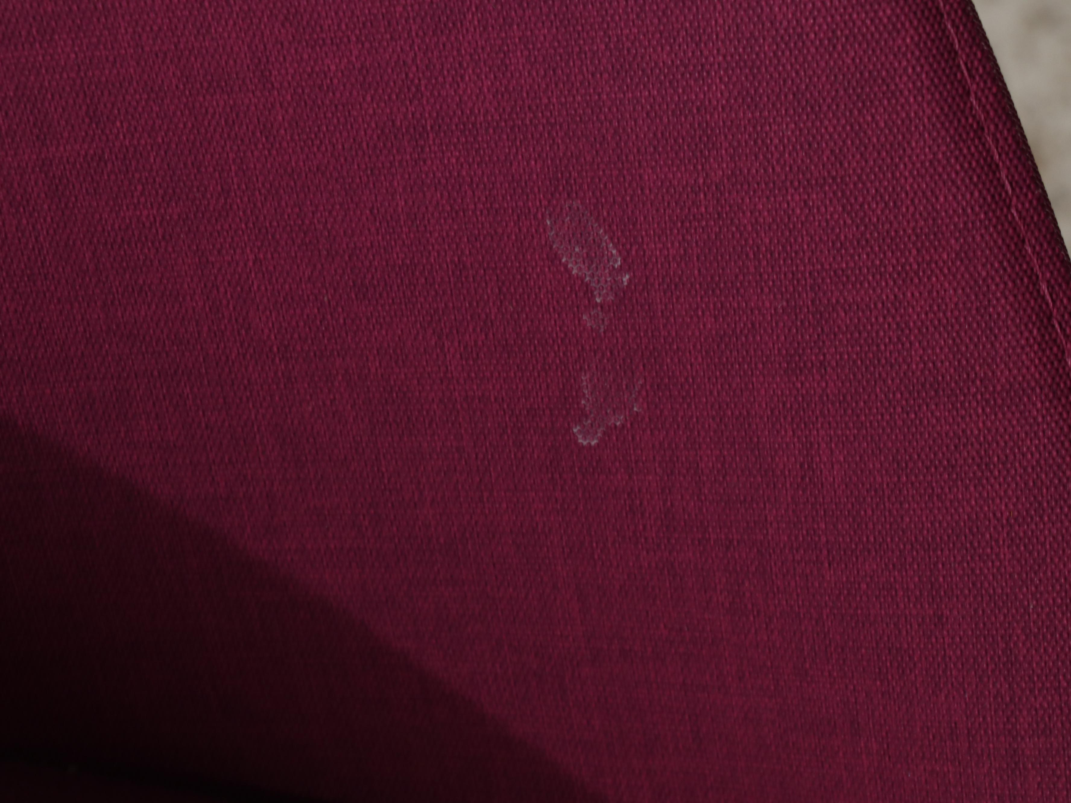 Pair of Global Upholstery Modernist Magenta Swivel Chairs