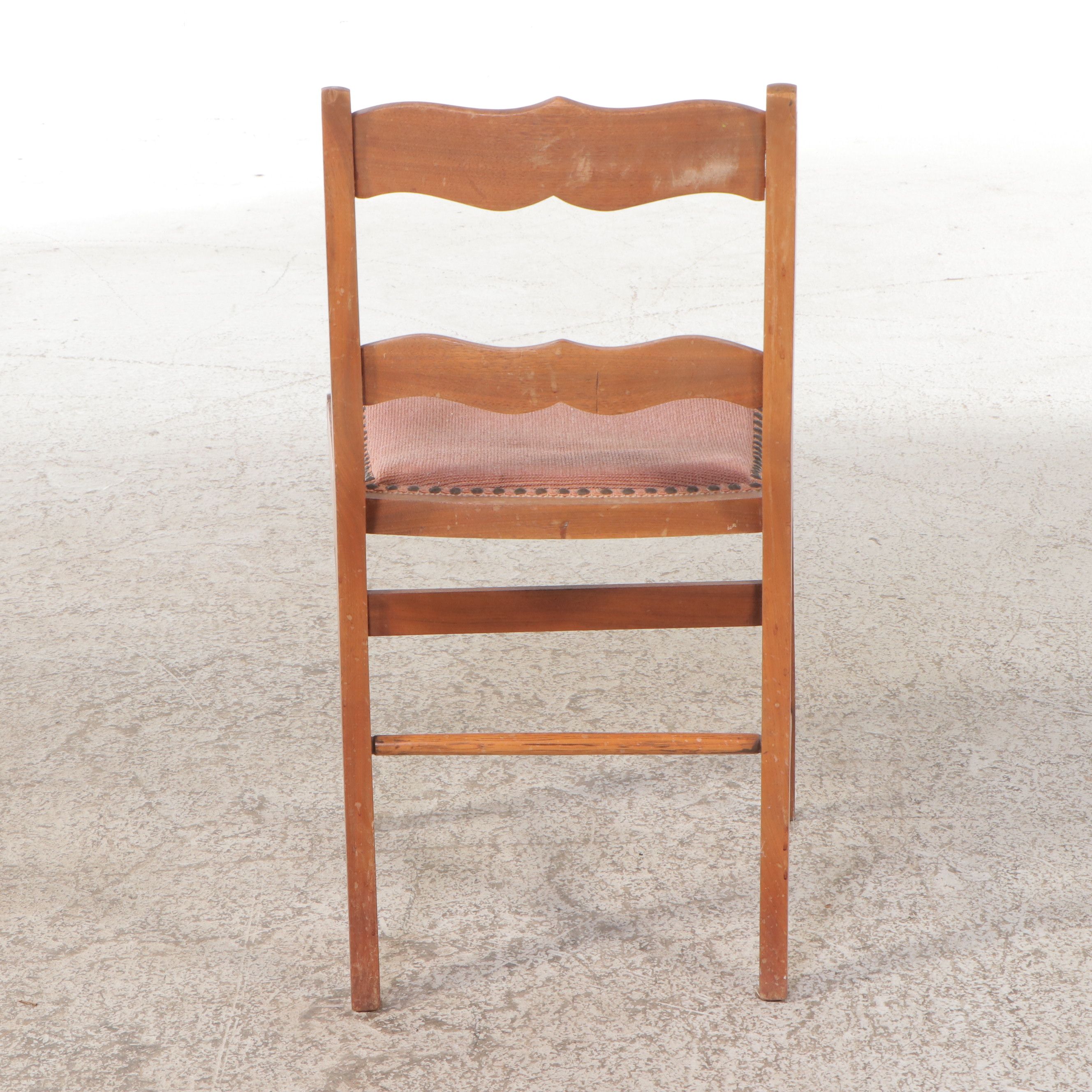 Pair of Mahogany Saber-Leg Side Chairs, Early to Mid-20th Century