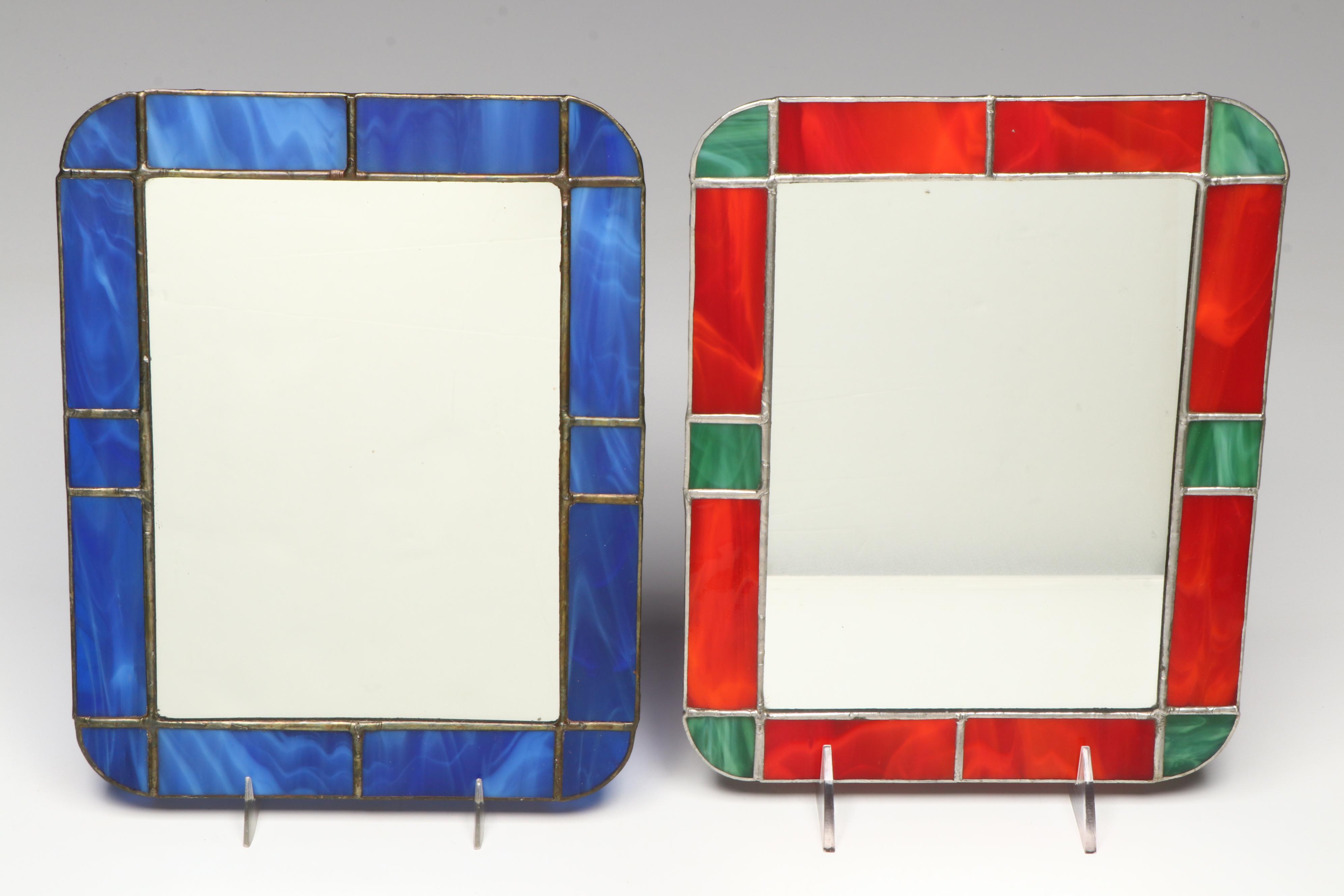 Stained Glass Frame Table Mirrors and Panel