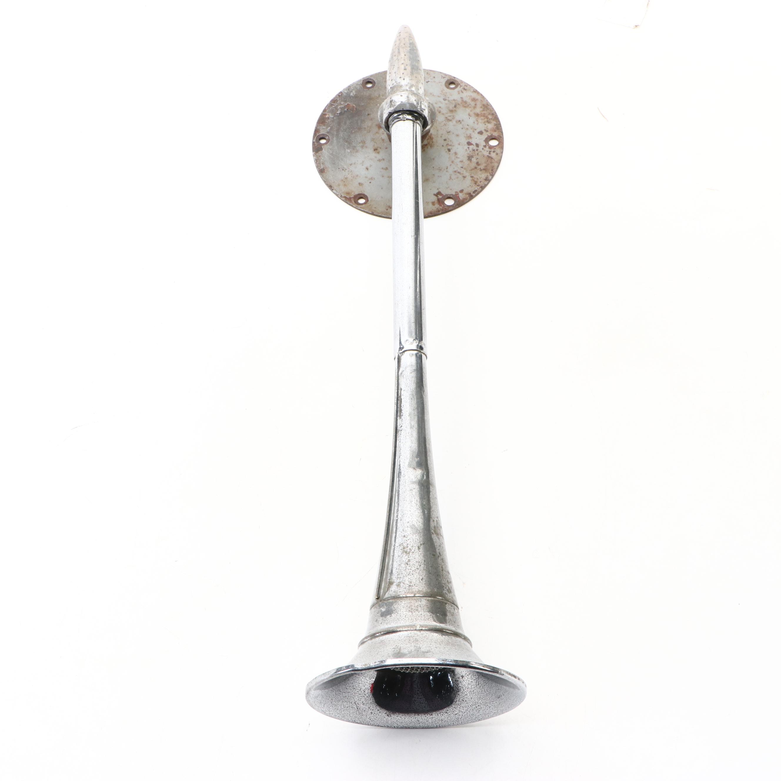 Trombone Style Chromed Signal Horn