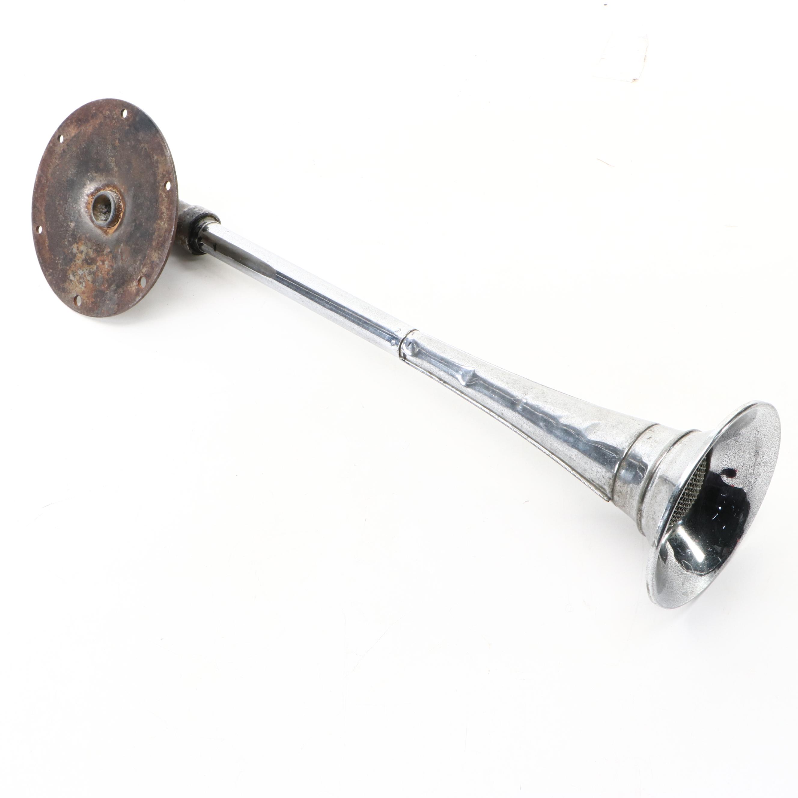 Trombone Style Chromed Signal Horn