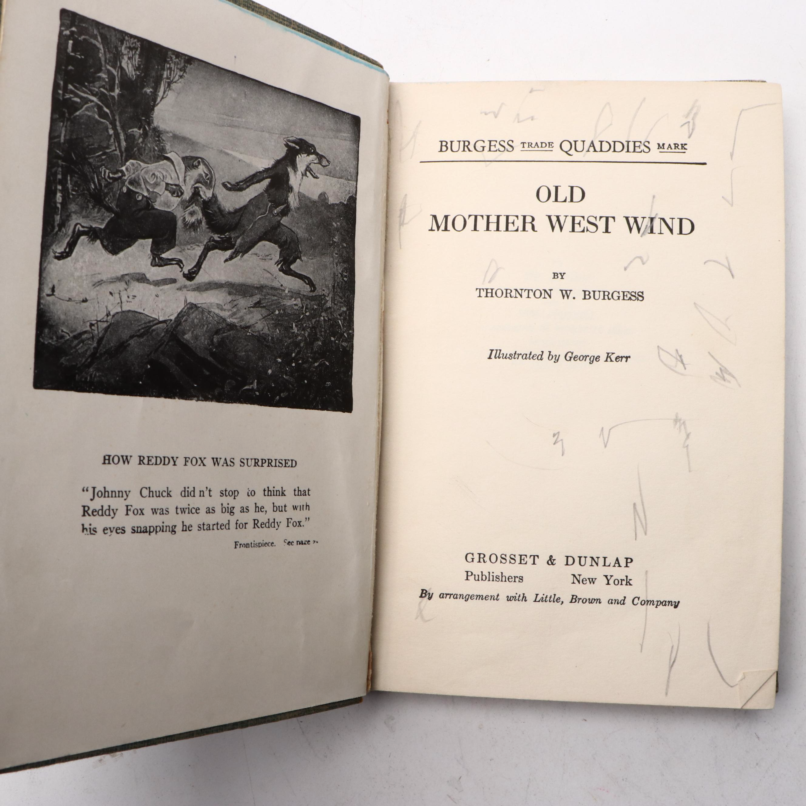 "Wild Flowers We Know" and "Old Mother West Wind" by Thornton W. Burgess