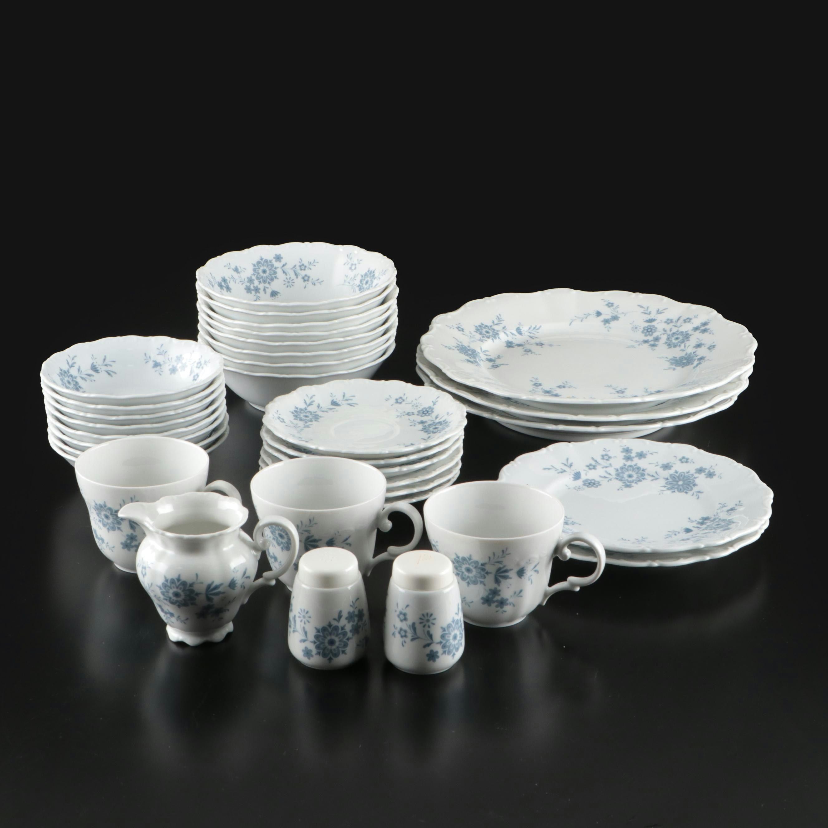 Christina "Bavarian Blue" Seltmann Weiden Porcelain Dinnerware