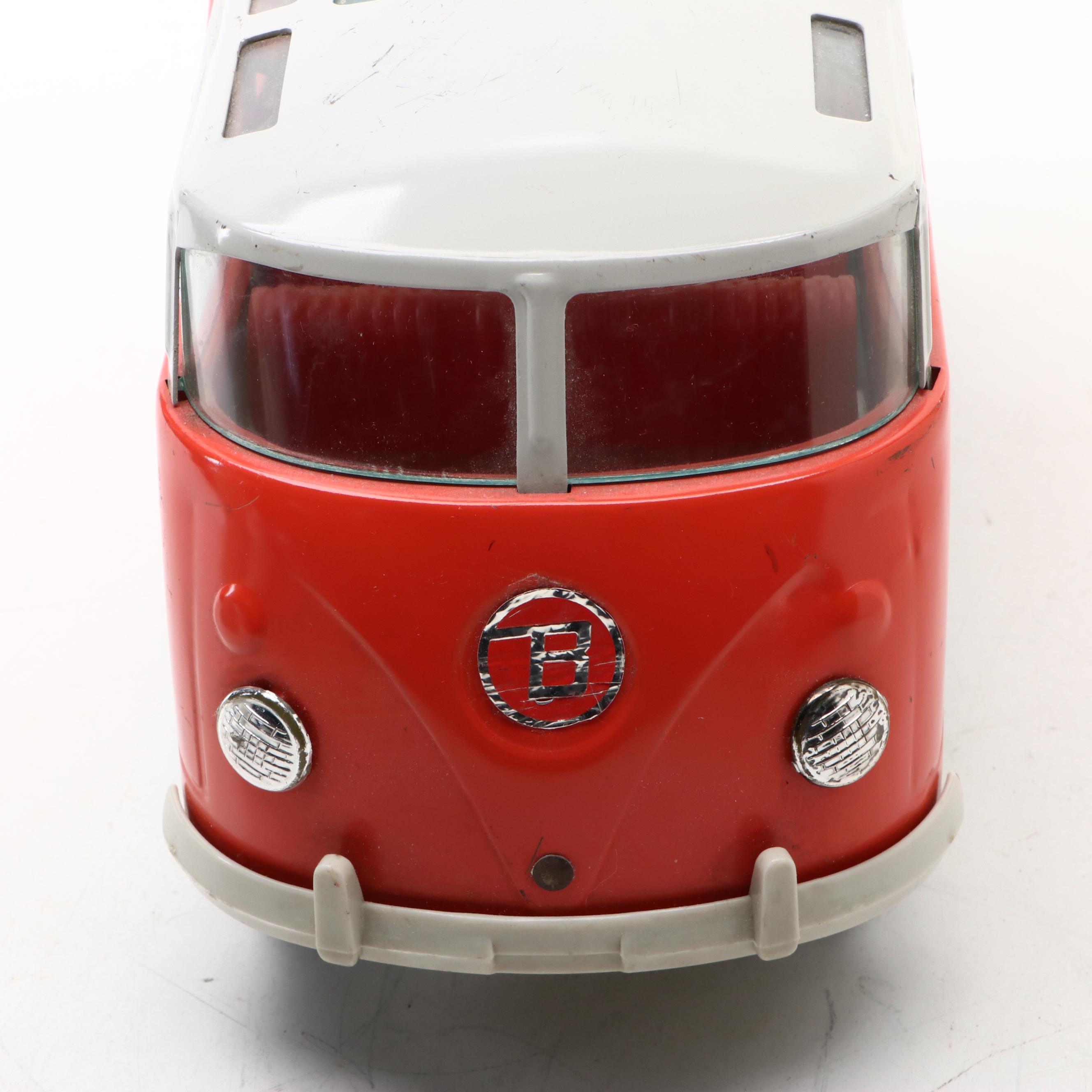 Buddy L Pressed Steel Micro-Bus with Sunroof, Mid-20th Century