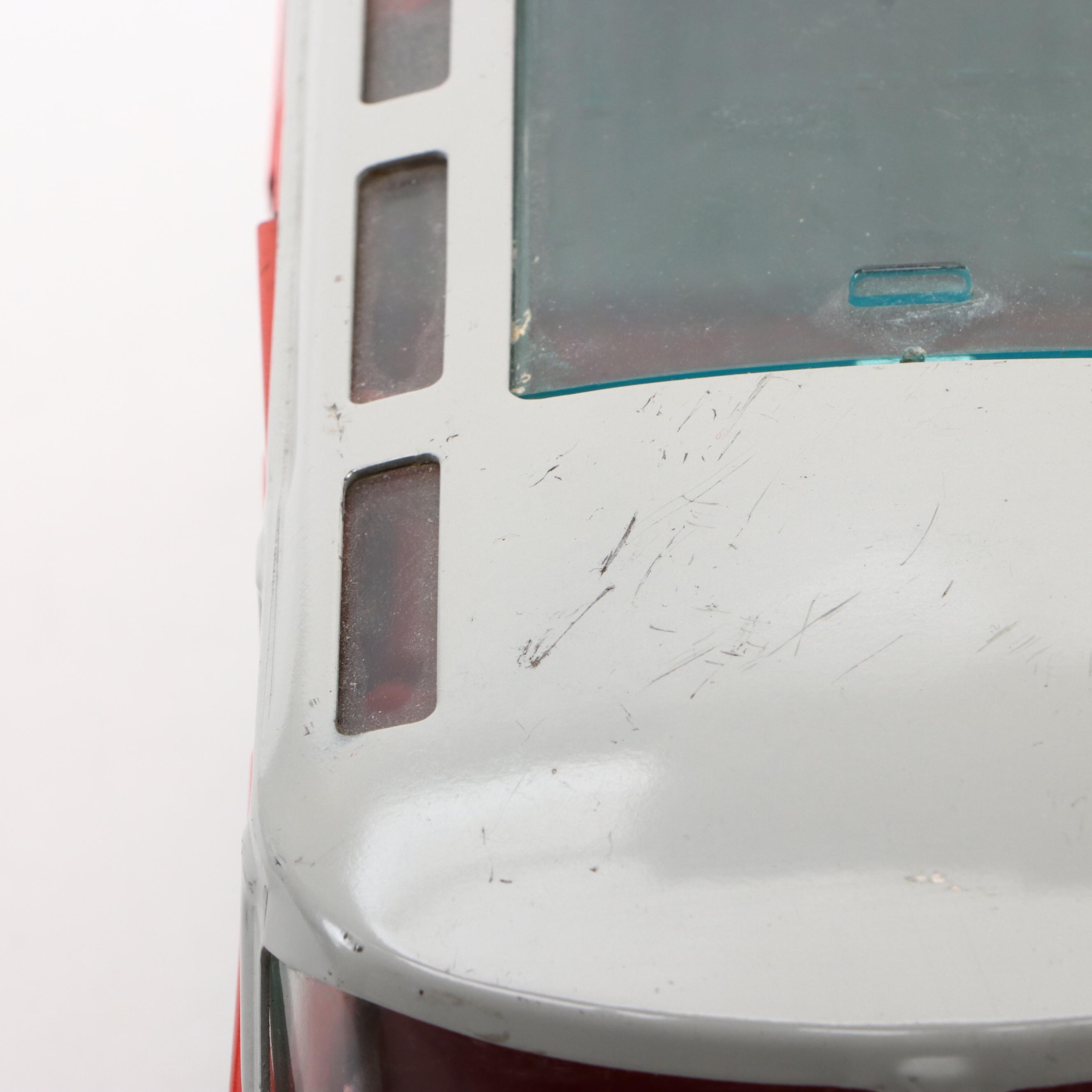 Buddy L Pressed Steel Micro-Bus with Sunroof, Mid-20th Century