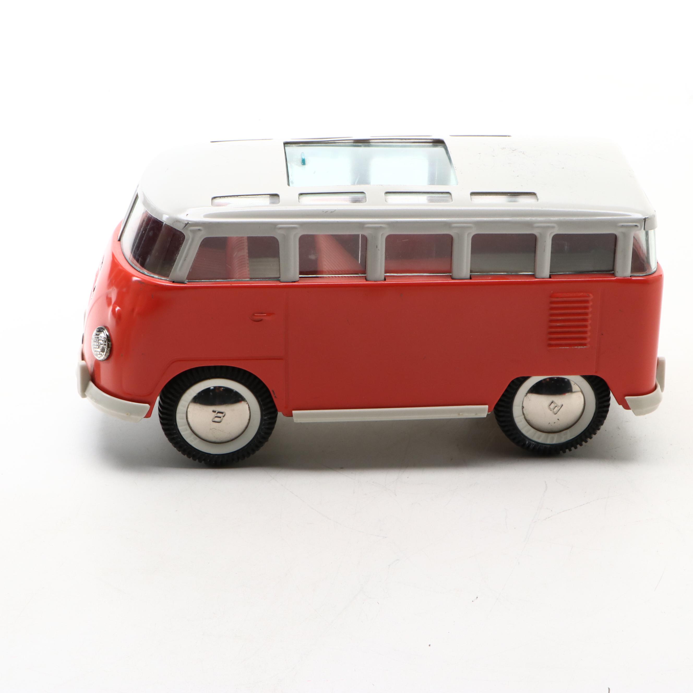 Buddy L Pressed Steel Micro-Bus with Sunroof, Mid-20th Century