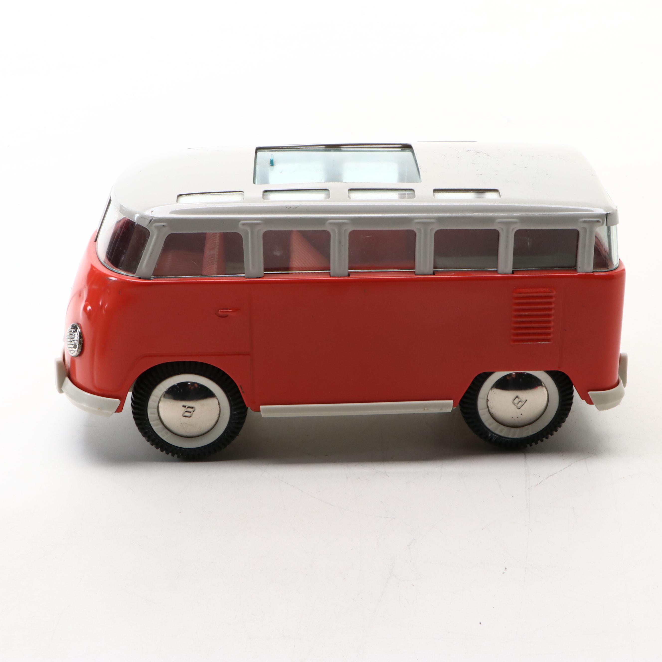 Buddy L Pressed Steel Micro-Bus with Sunroof, Mid-20th Century