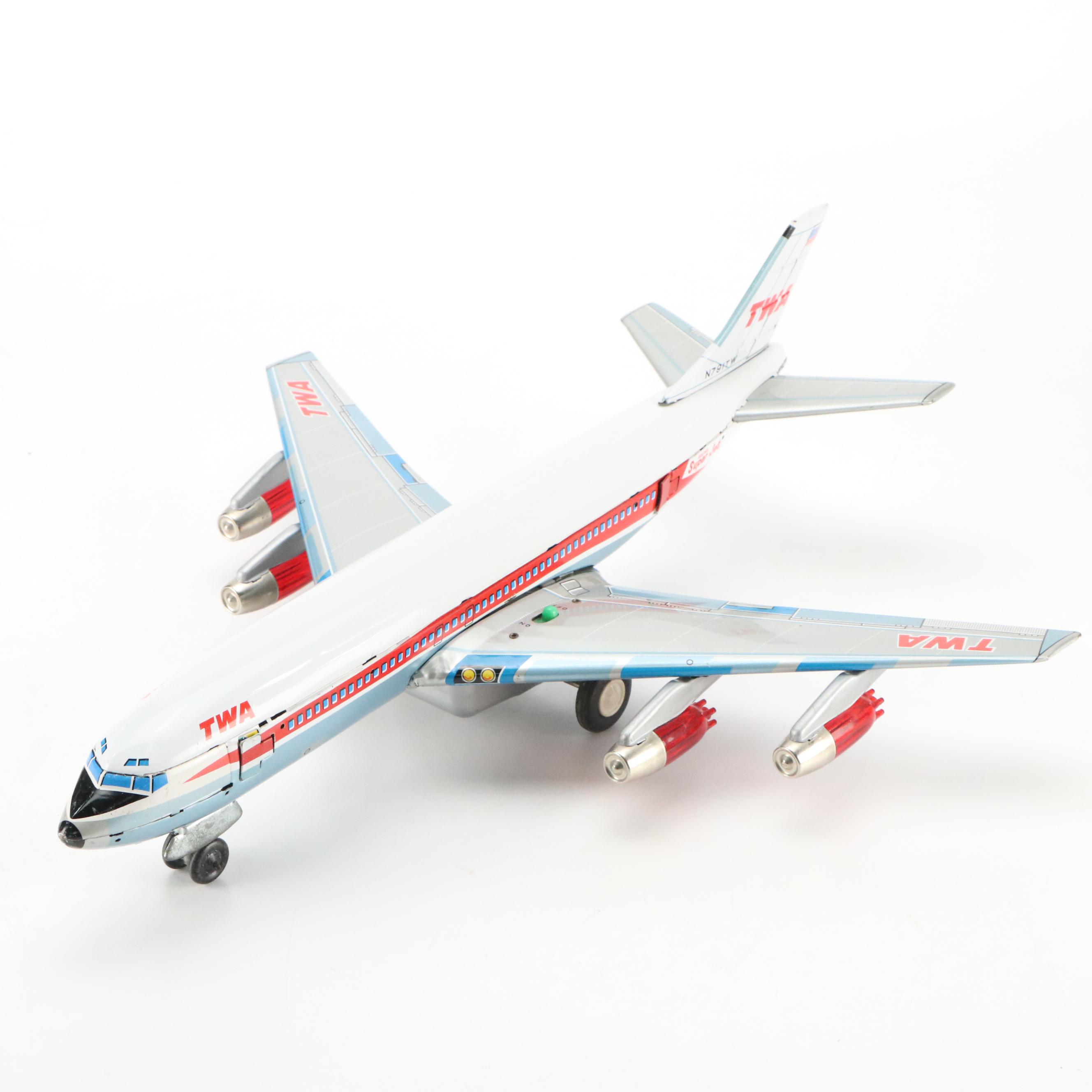 Marx "Boeing Super Jet" Tin Litho Toy Plane