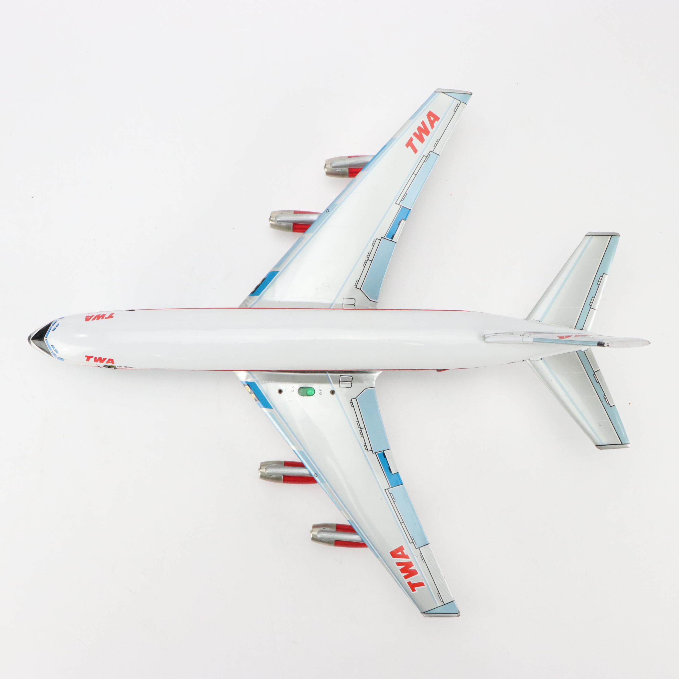 Marx "Boeing Super Jet" Tin Litho Toy Plane