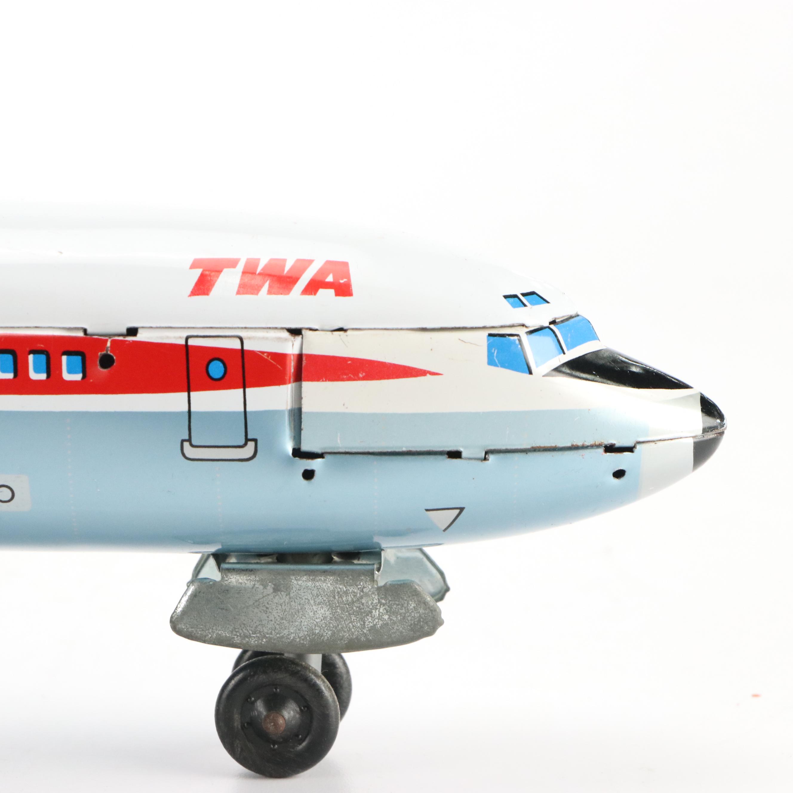 Marx "Boeing Super Jet" Tin Litho Toy Plane