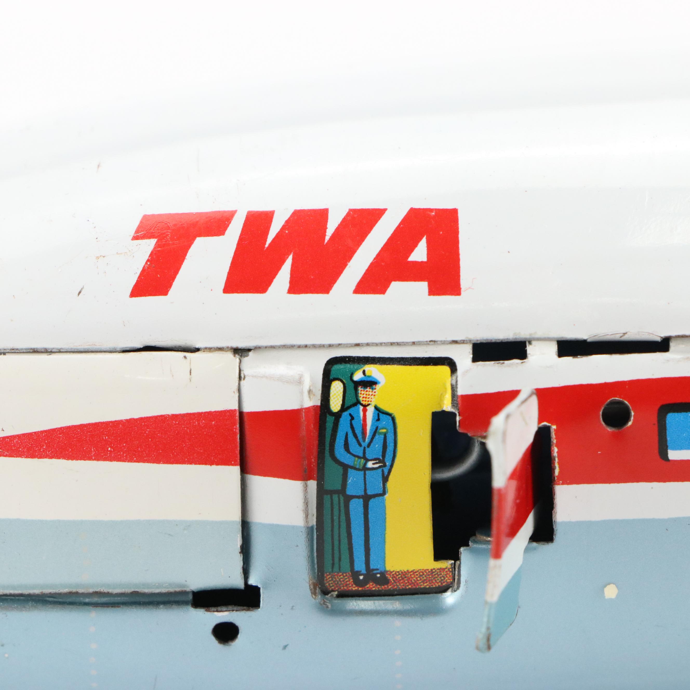 Marx "Boeing Super Jet" Tin Litho Toy Plane