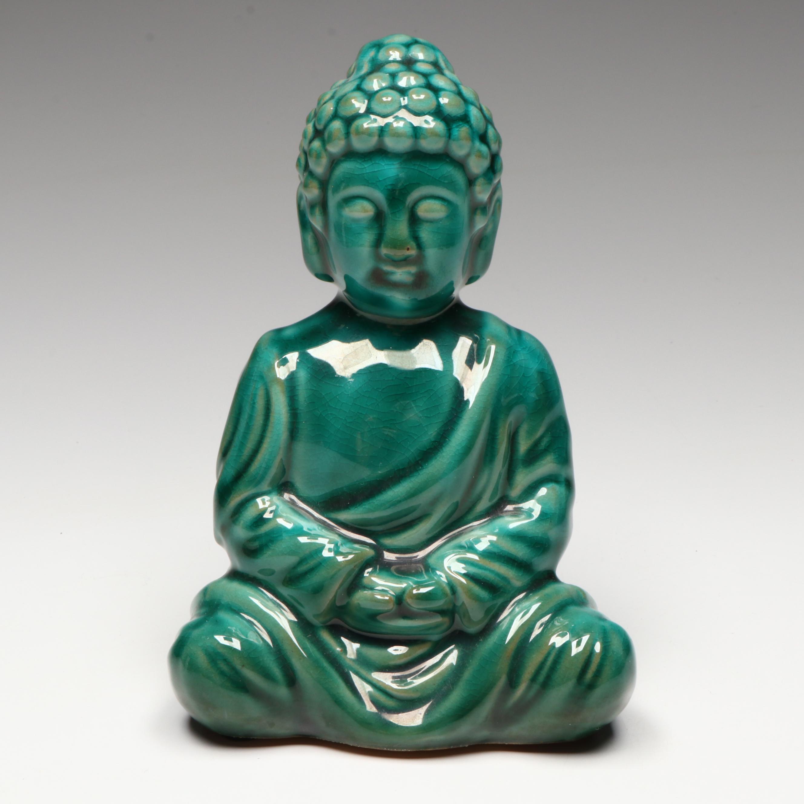 Contemporary White and Gilt Glazed Vases with Other Décor