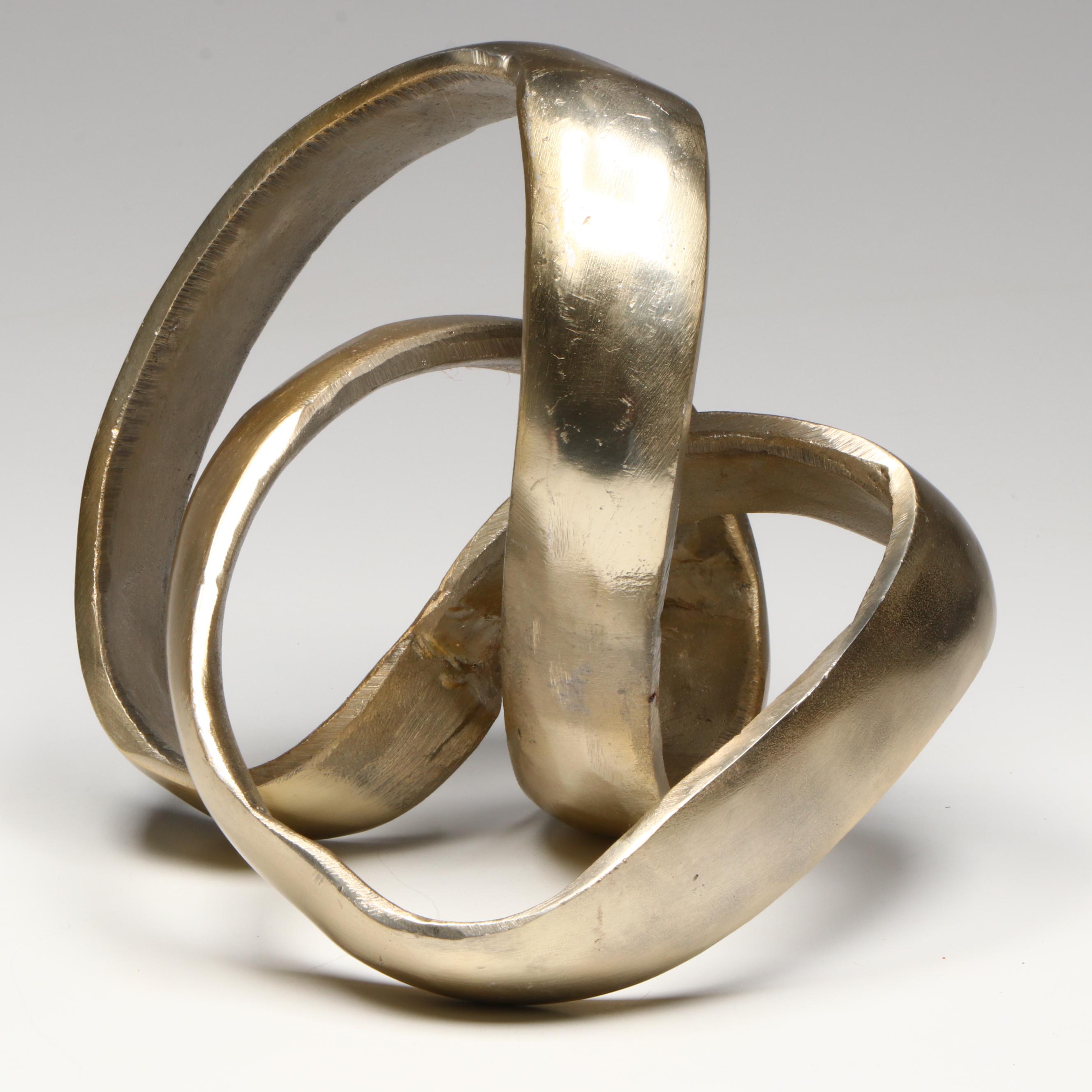 Contemporary White and Gilt Glazed Vases with Other Décor