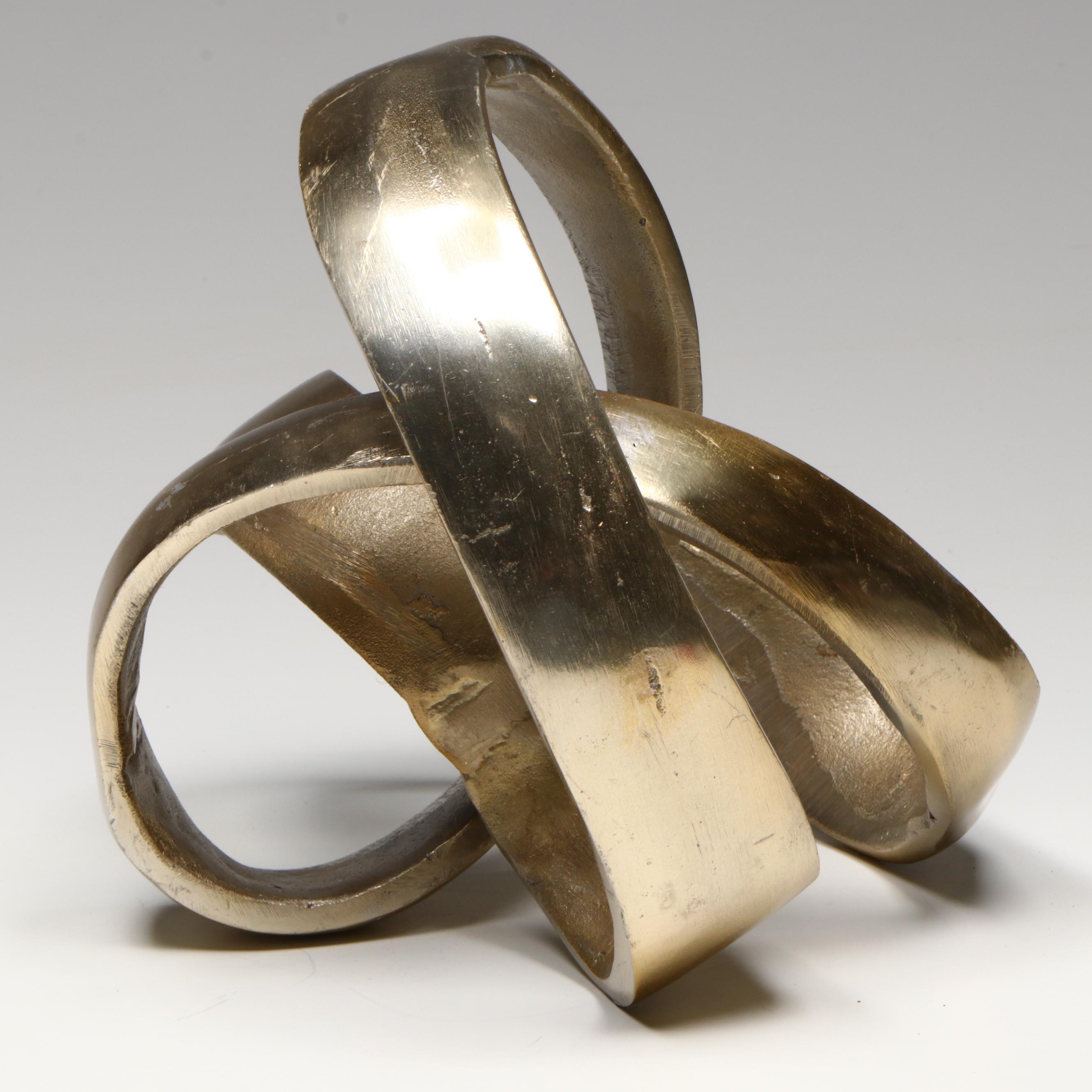 Contemporary White and Gilt Glazed Vases with Other Décor