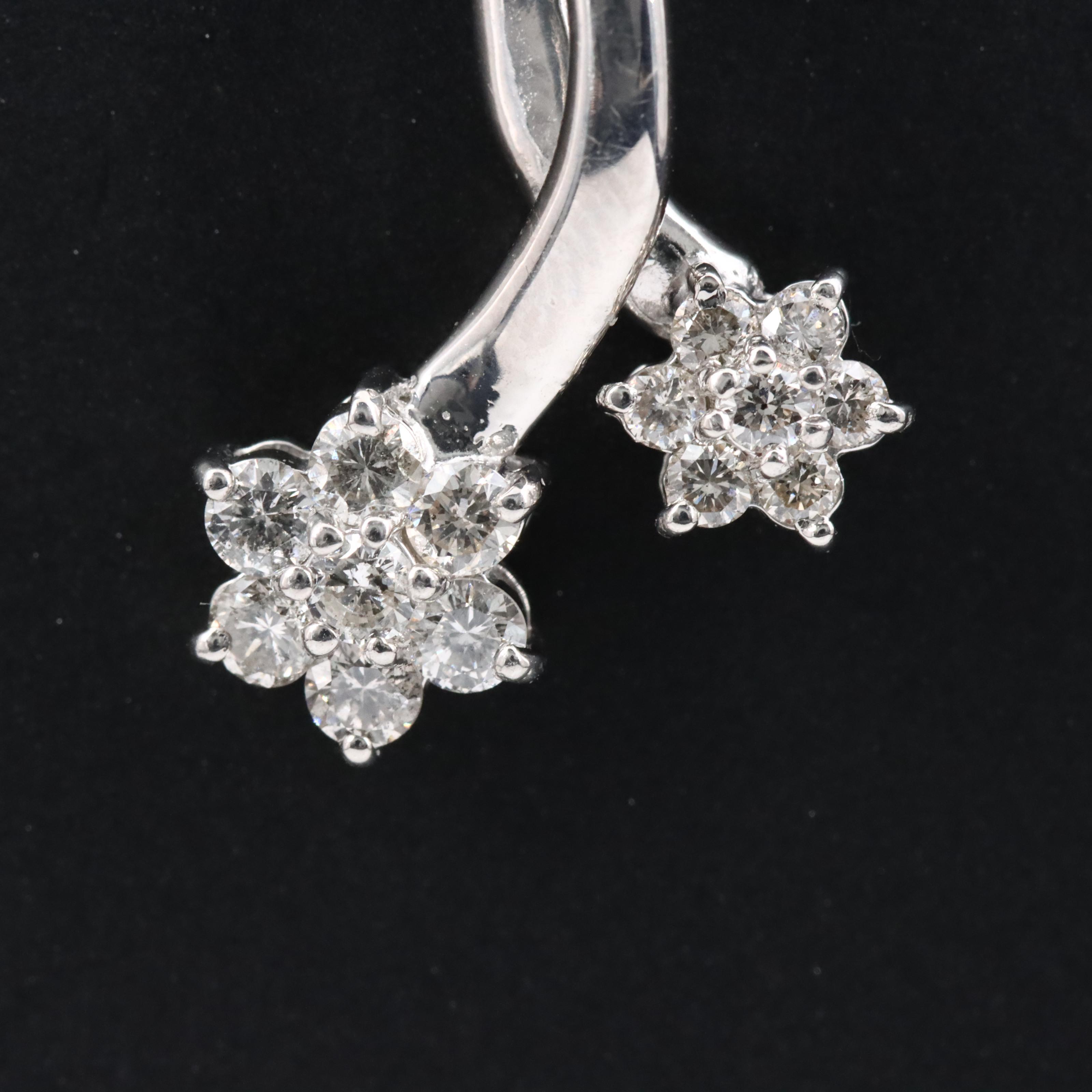 Platinum 0.50 CTW Diamond Pendant Necklace