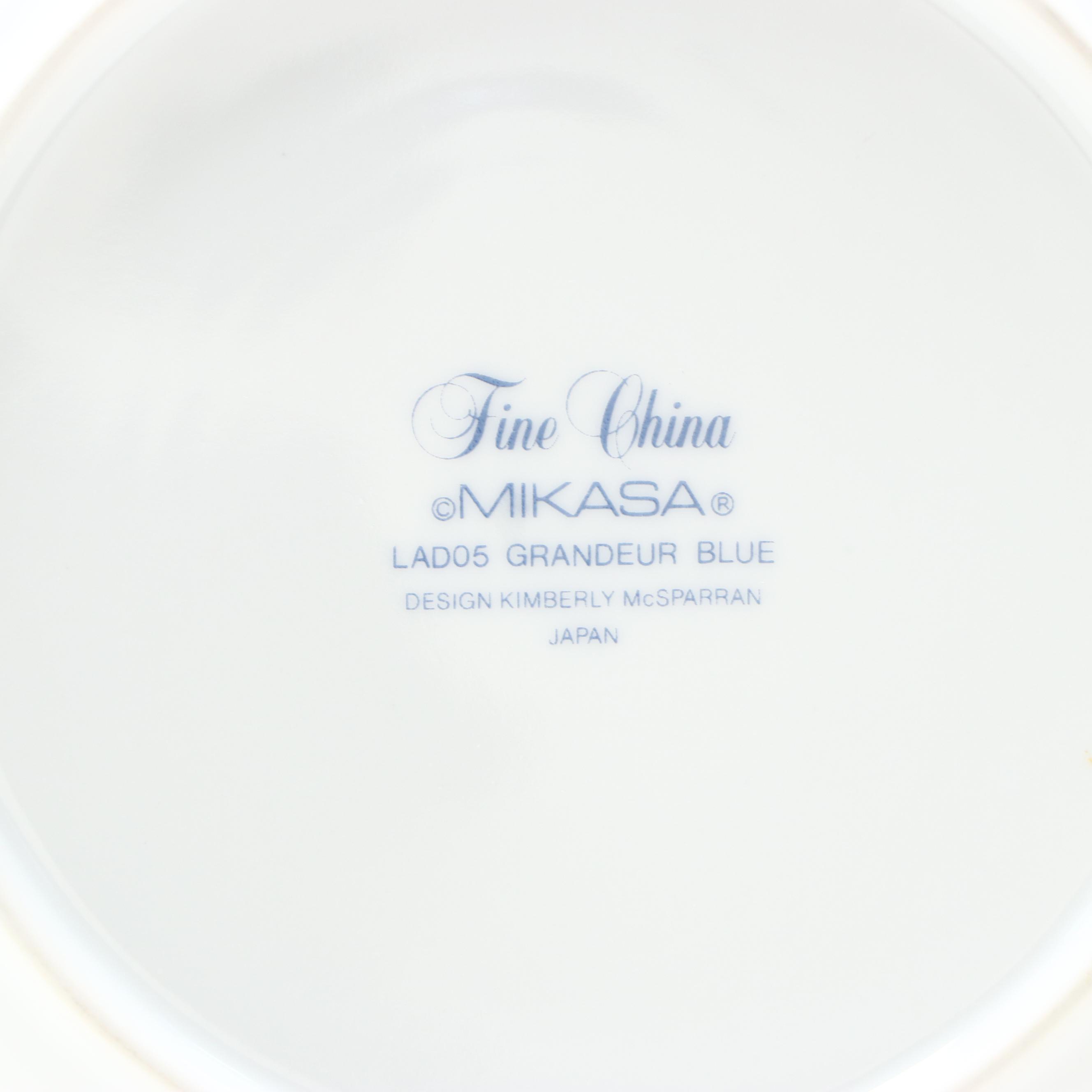 Mikasa "Grandeur Blue" Porcelain Dinnerware