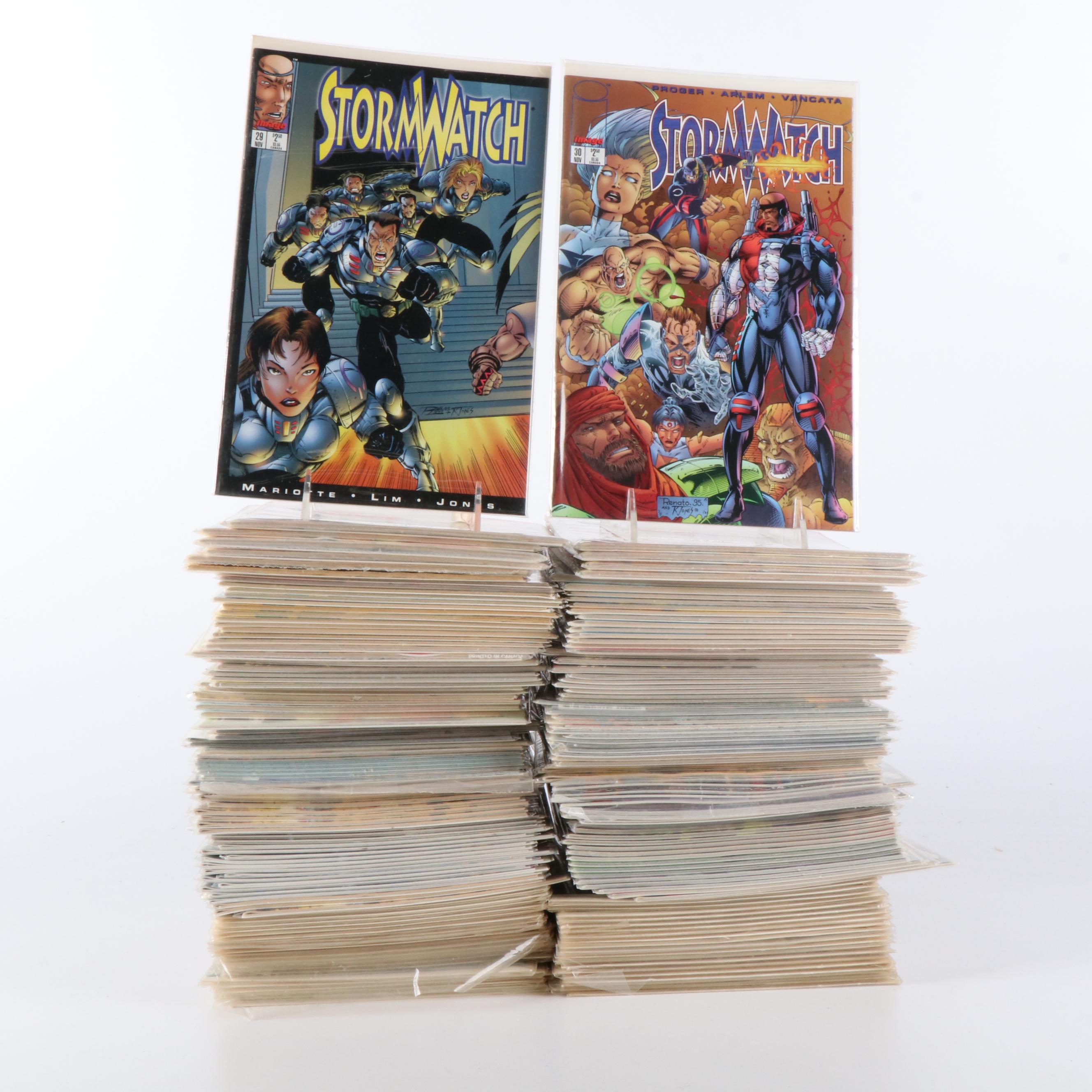 "X-Force", "Stormwatch", and "Dark Minds" Modern Age Comic Books