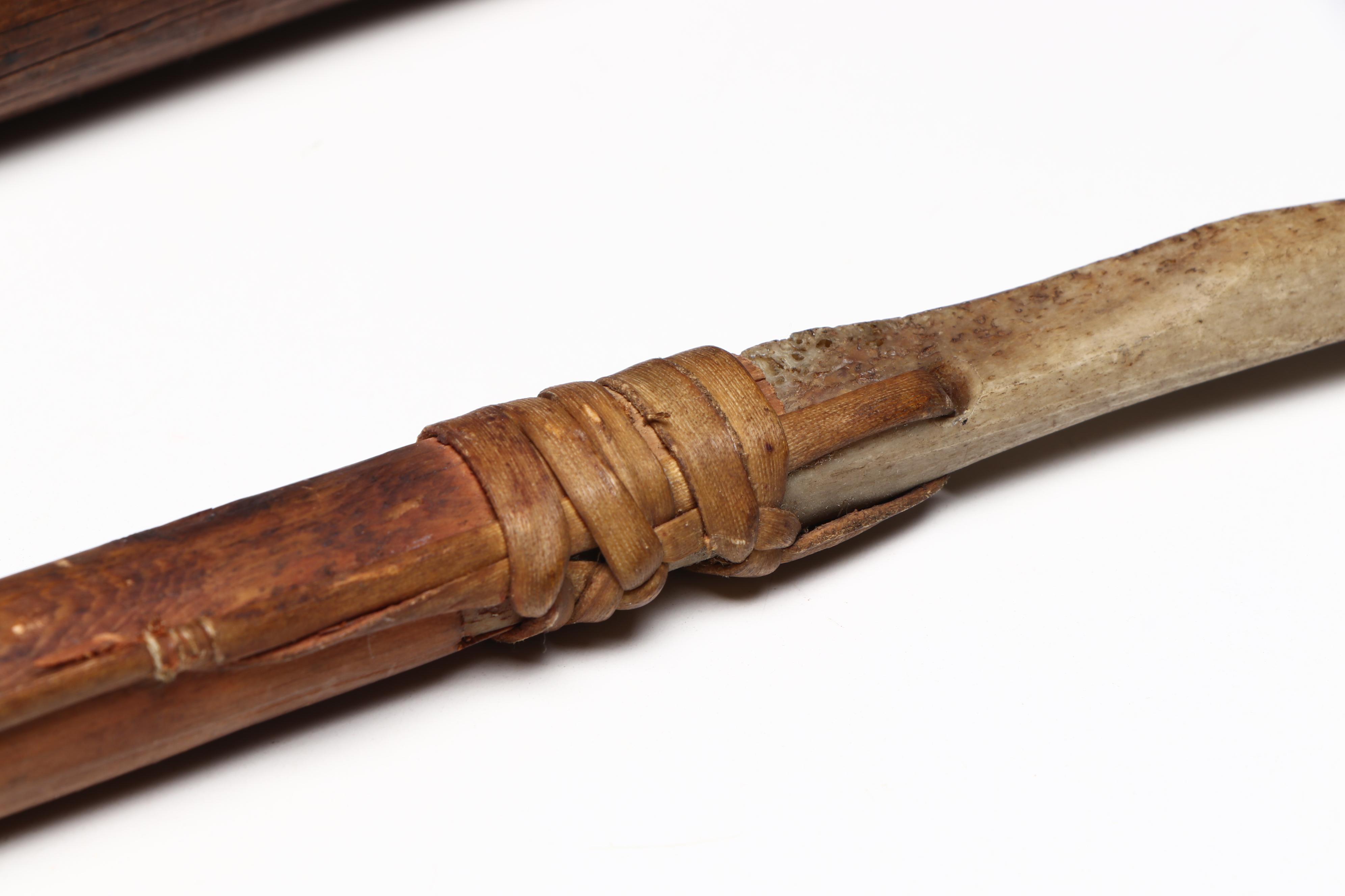 Indigenous Subarctic Inuit Harpoons and Gaffer