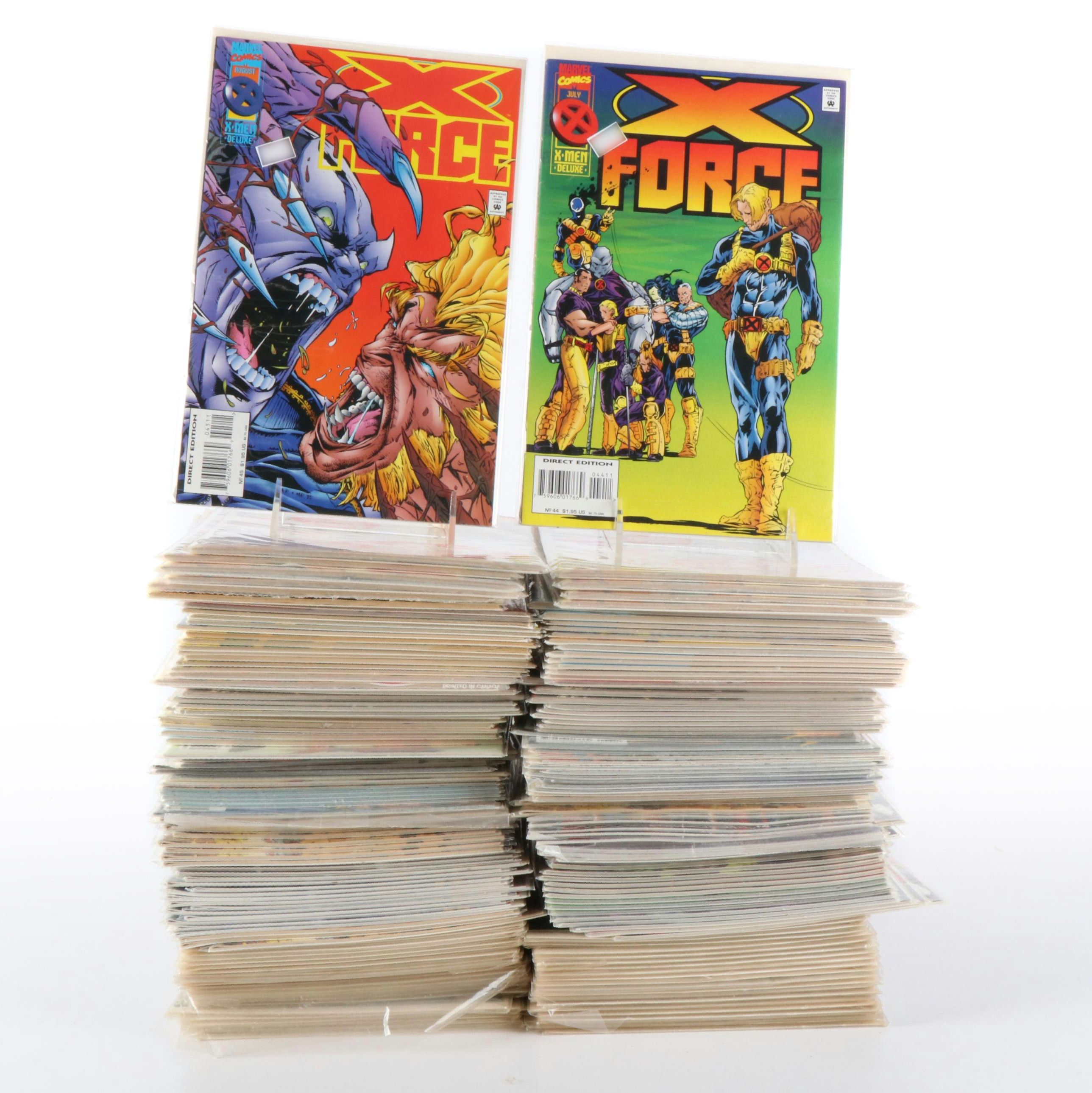 "X-Force", "Stormwatch", and "Dark Minds" Modern Age Comic Books