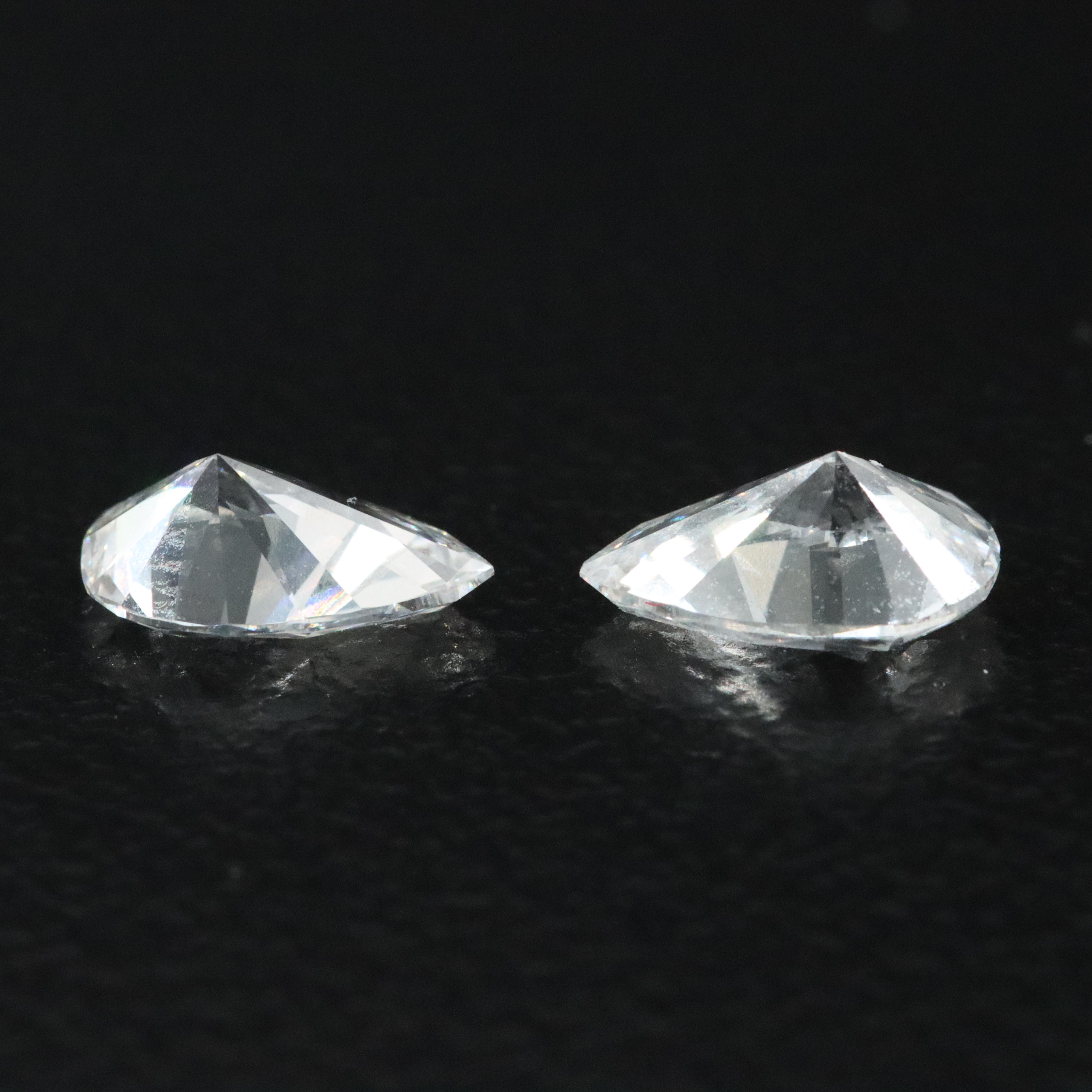 Loose 1.03 CTW Lab Grown Diamond Matched Pair