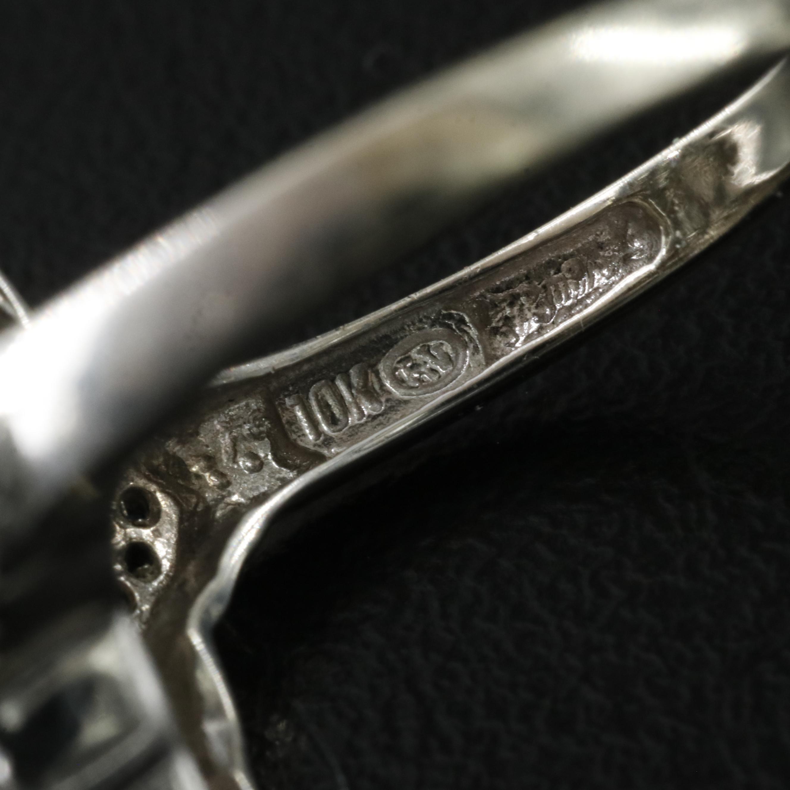 10K 0.50 CTW Diamond and Fancy Black Lab Grown Diamond Ring