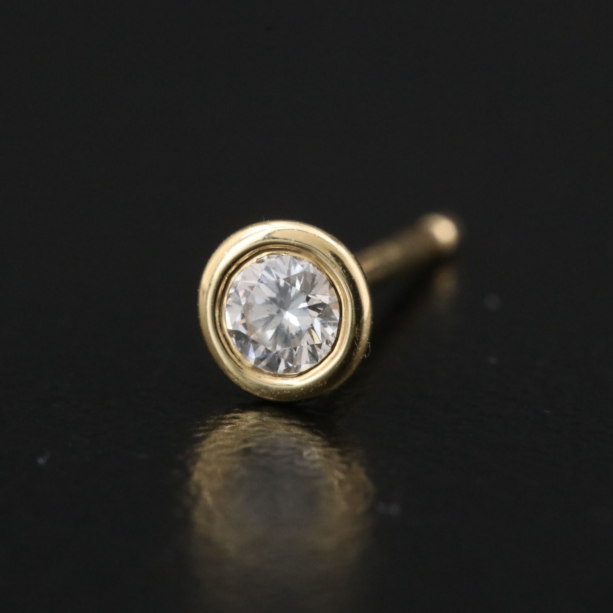 Elsa Peretti for Tiffany & Co. By the Yard 18K 0.20 CTW Diamond Earrings