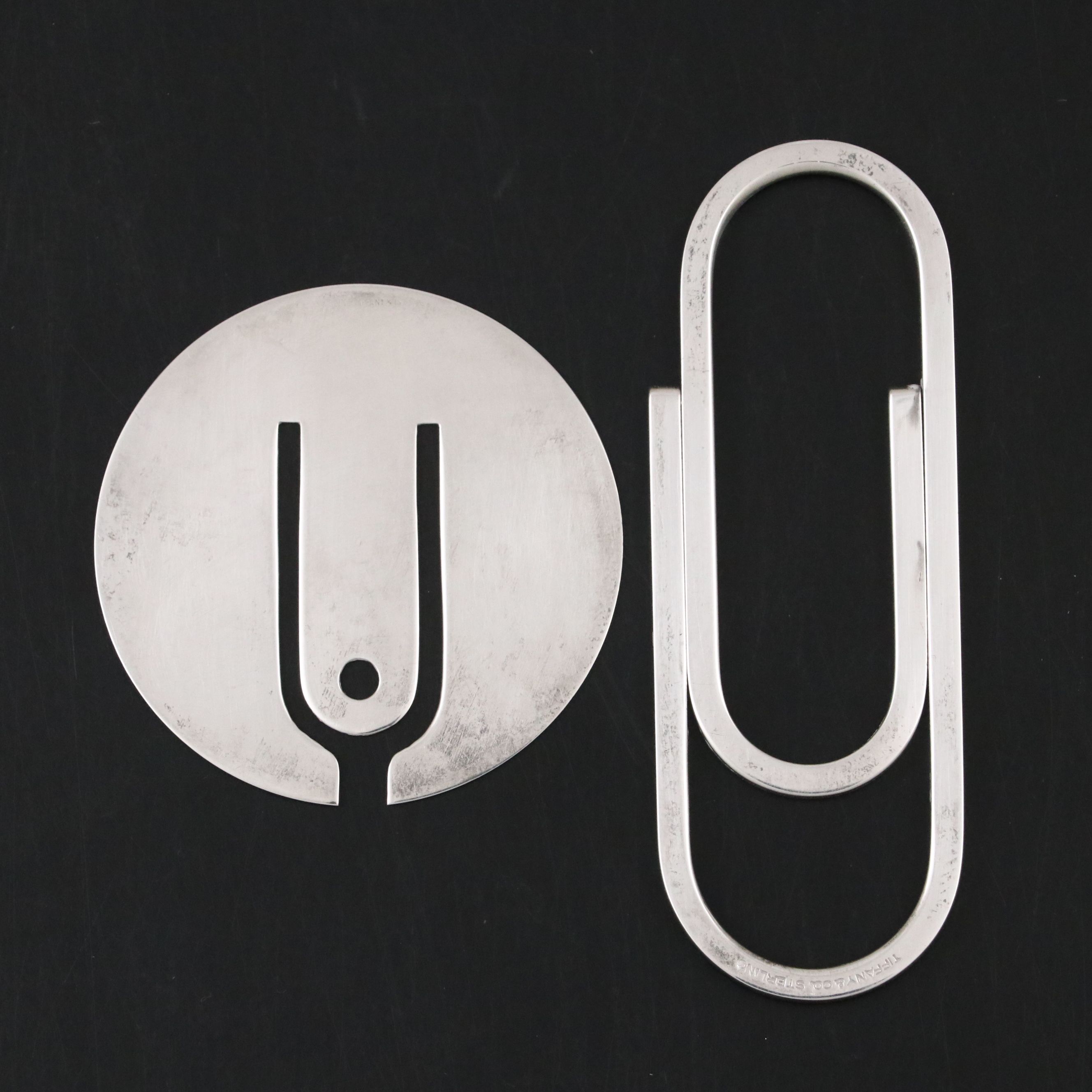 Tiffany & Co. Sterling Silver Money Clip and Bookmark