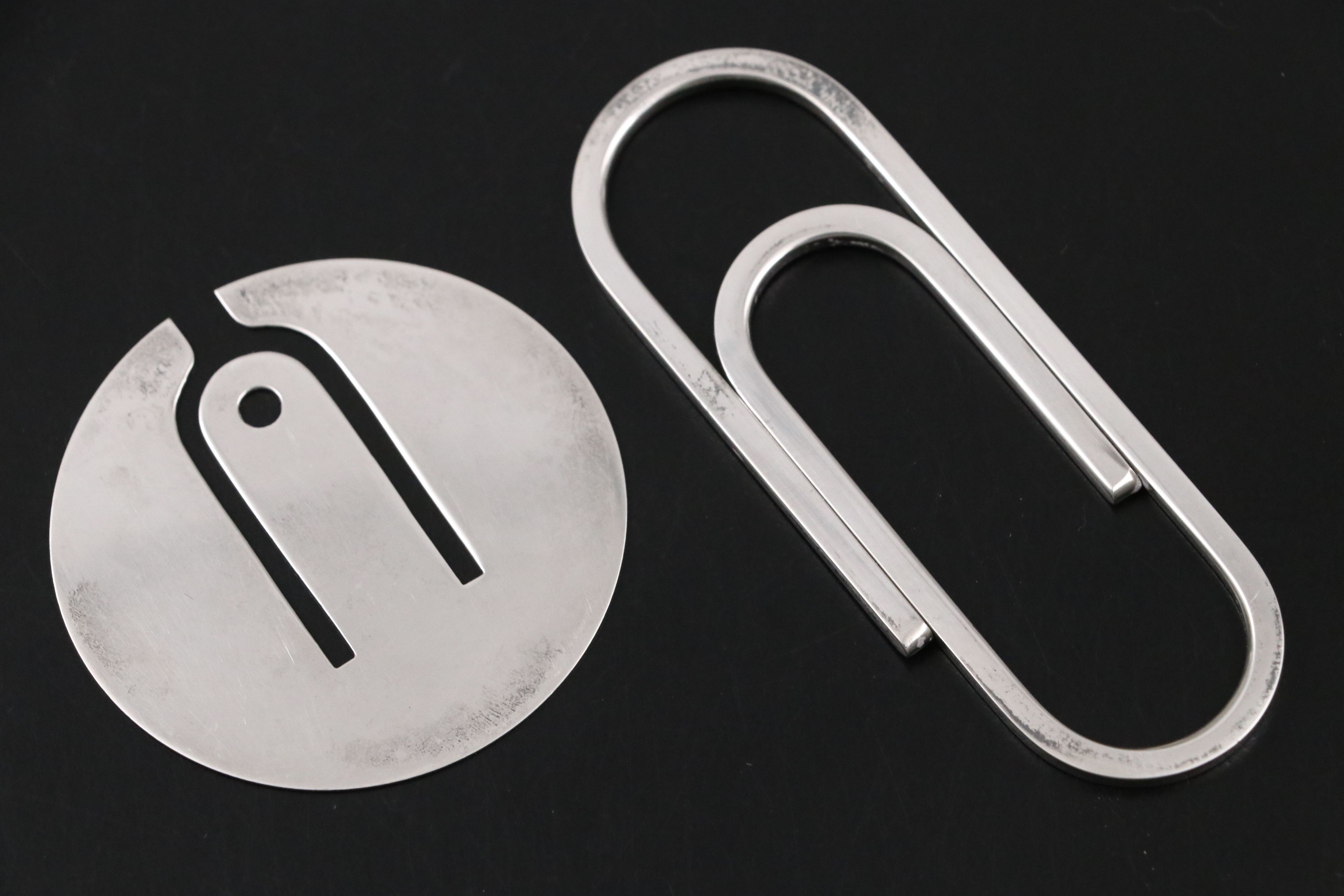 Tiffany & Co. Sterling Silver Money Clip and Bookmark