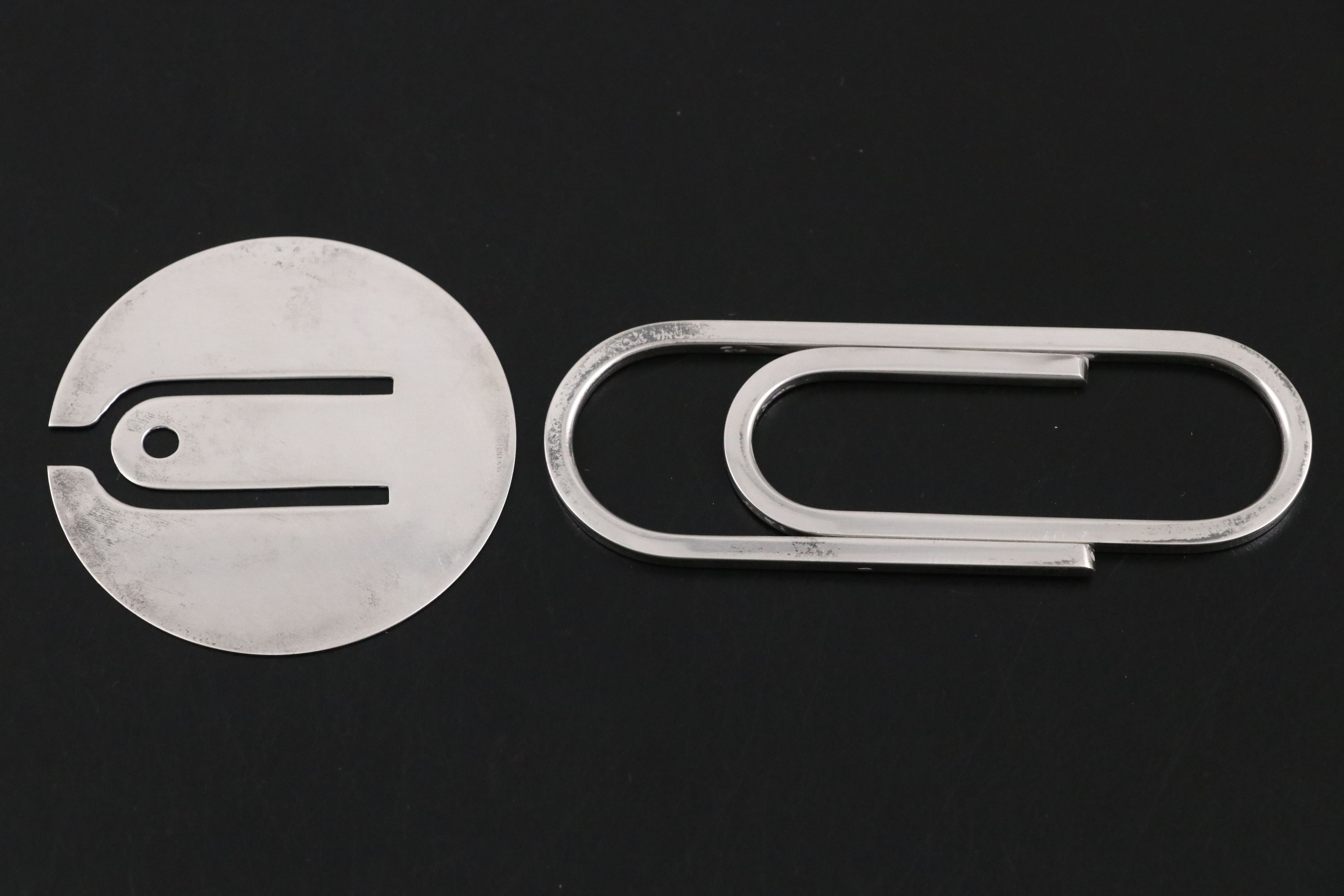 Tiffany & Co. Sterling Silver Money Clip and Bookmark