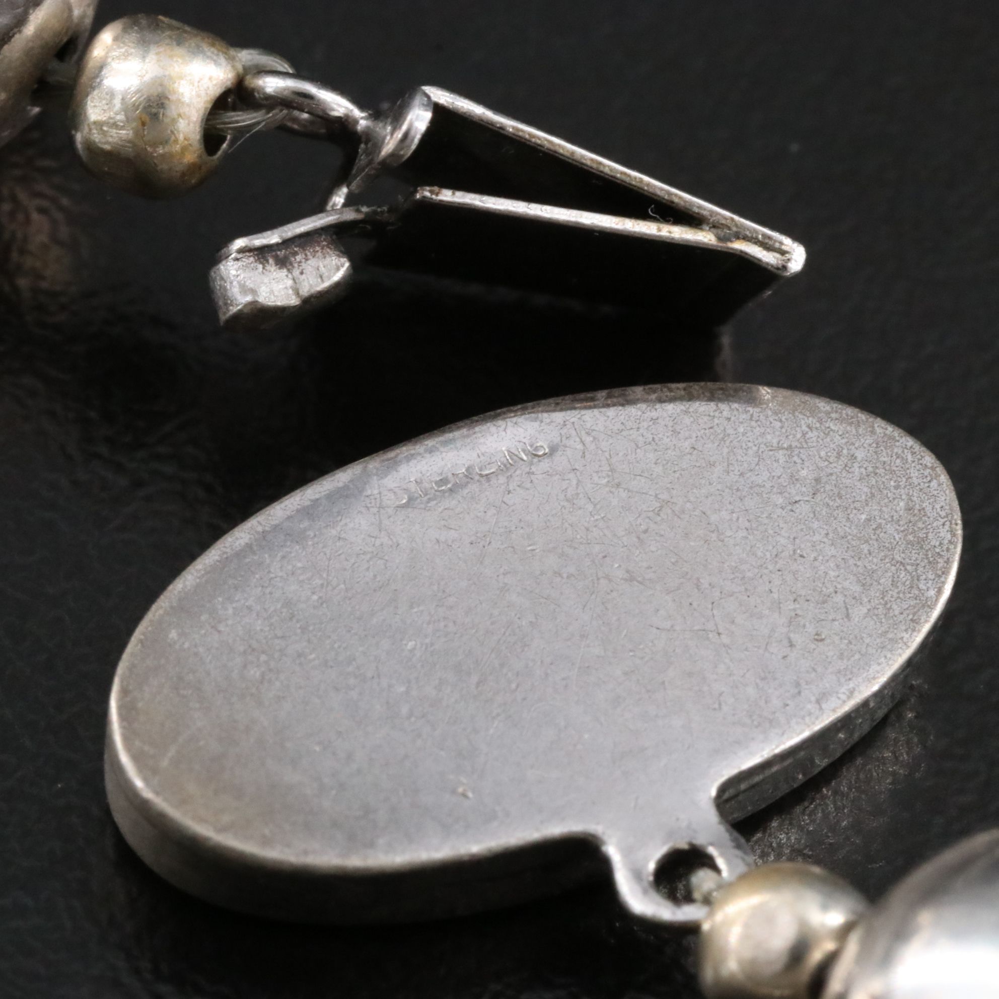 Sterling Bead Necklace with 10K Accents