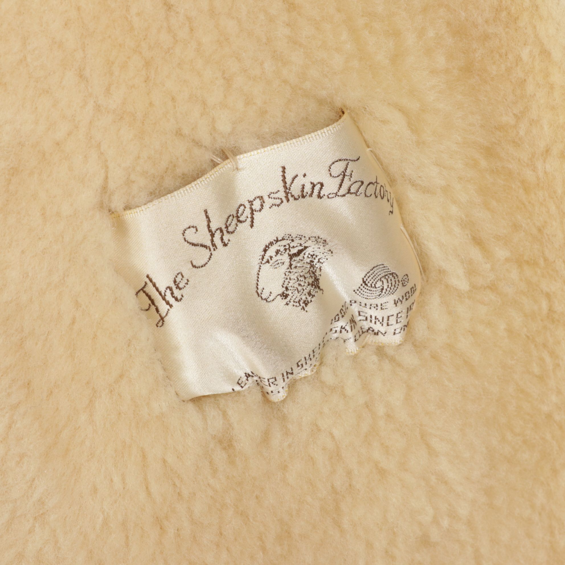 The Sheepskin Factory Suede Shearling Long Coat with Toggle Buttons