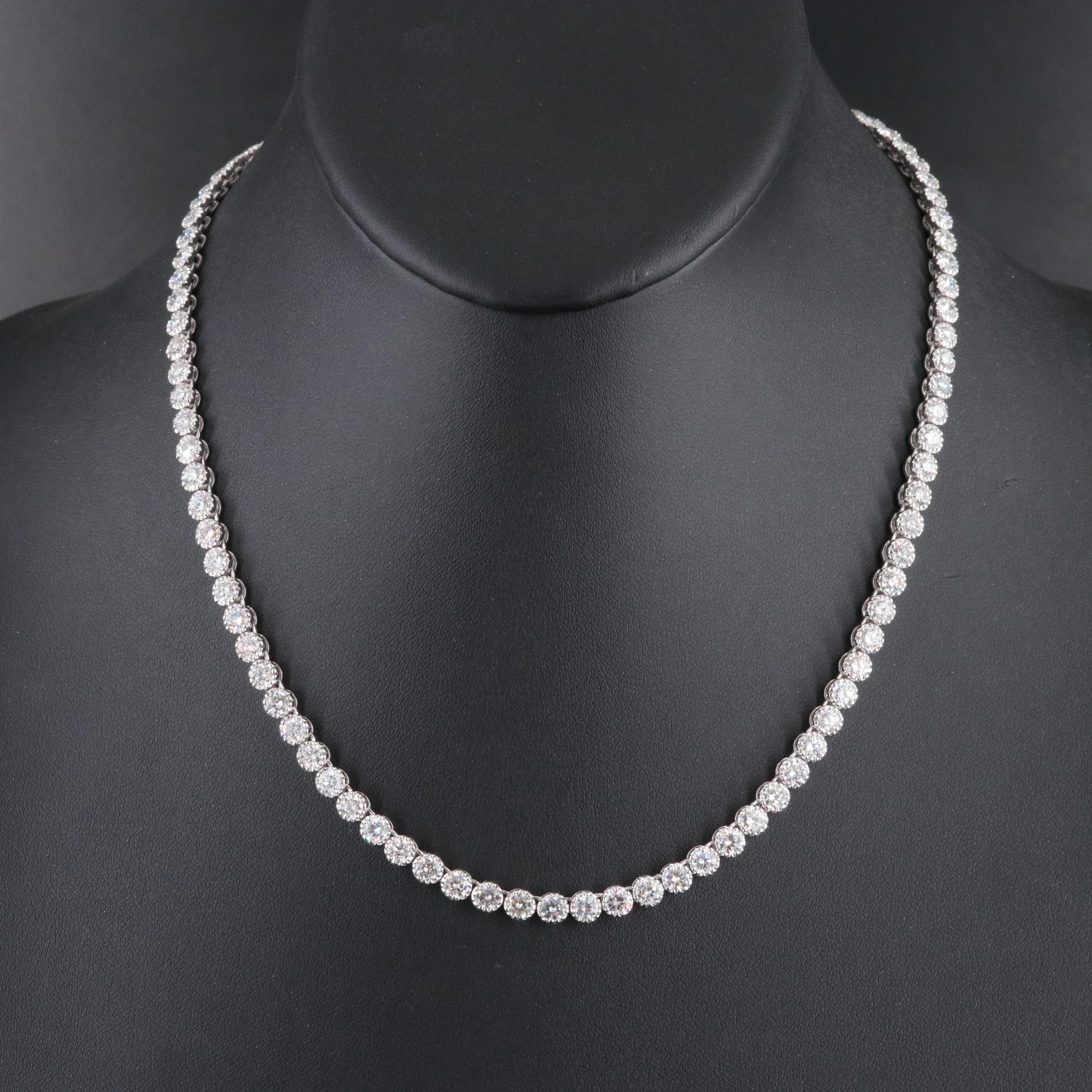 18K 10.03 CTW Diamond Necklace