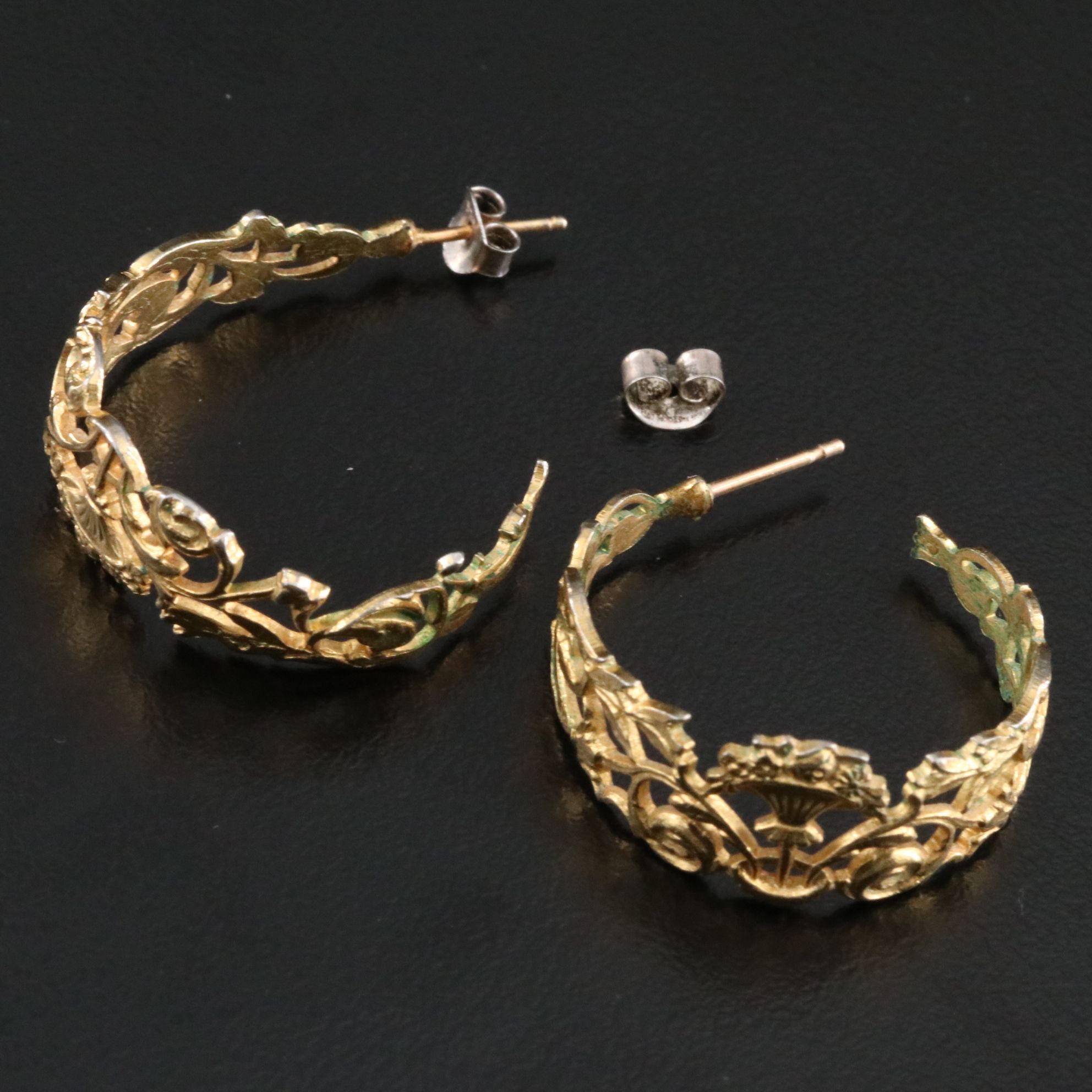 Filigree Hoop Earrings