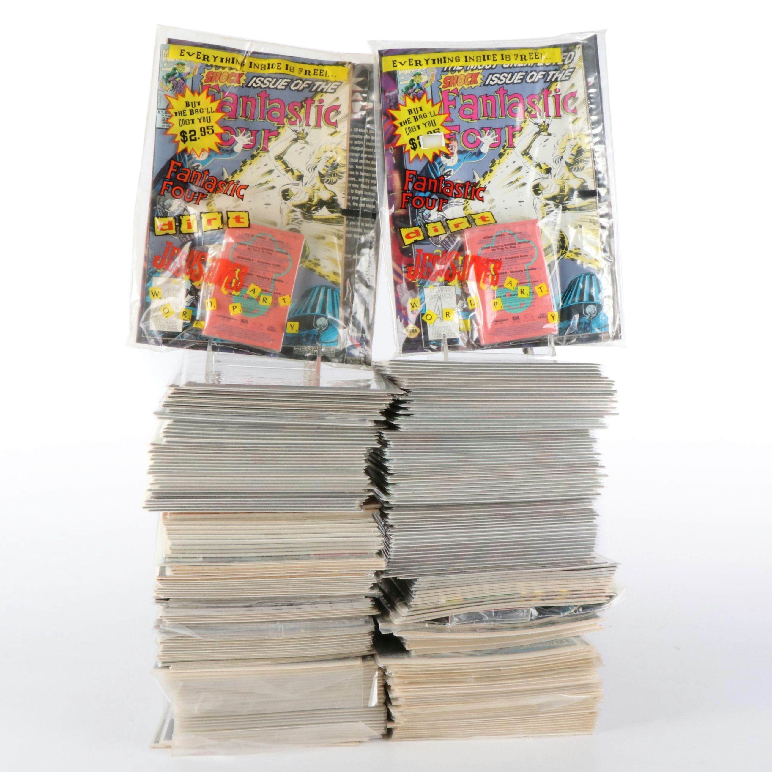 "Fantastic Four" and "Birds of Prey" Modern Age Comic Books