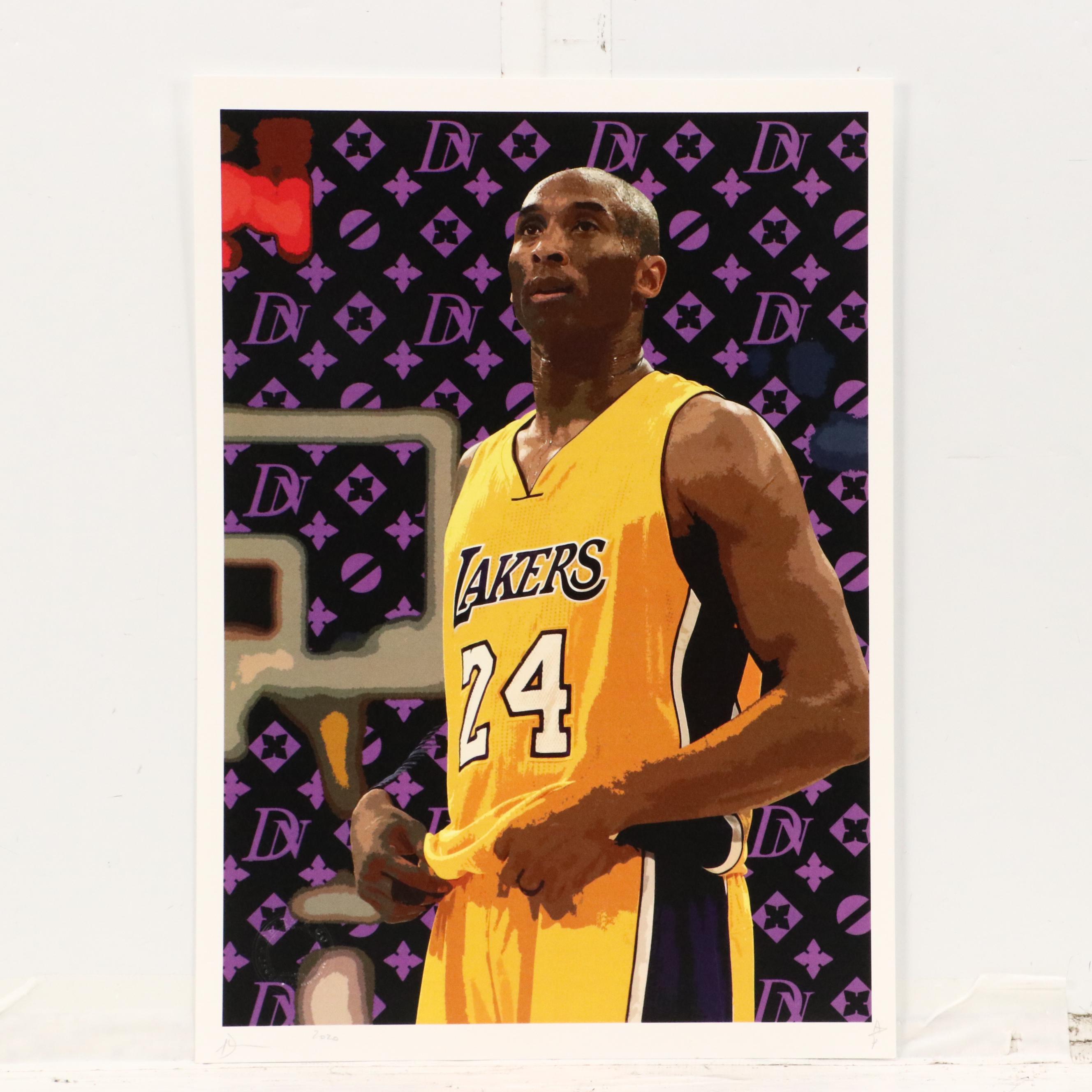 Death NYC Pop Art Digital Prints Homage to Kobe Bryant LA Lakers, 2020